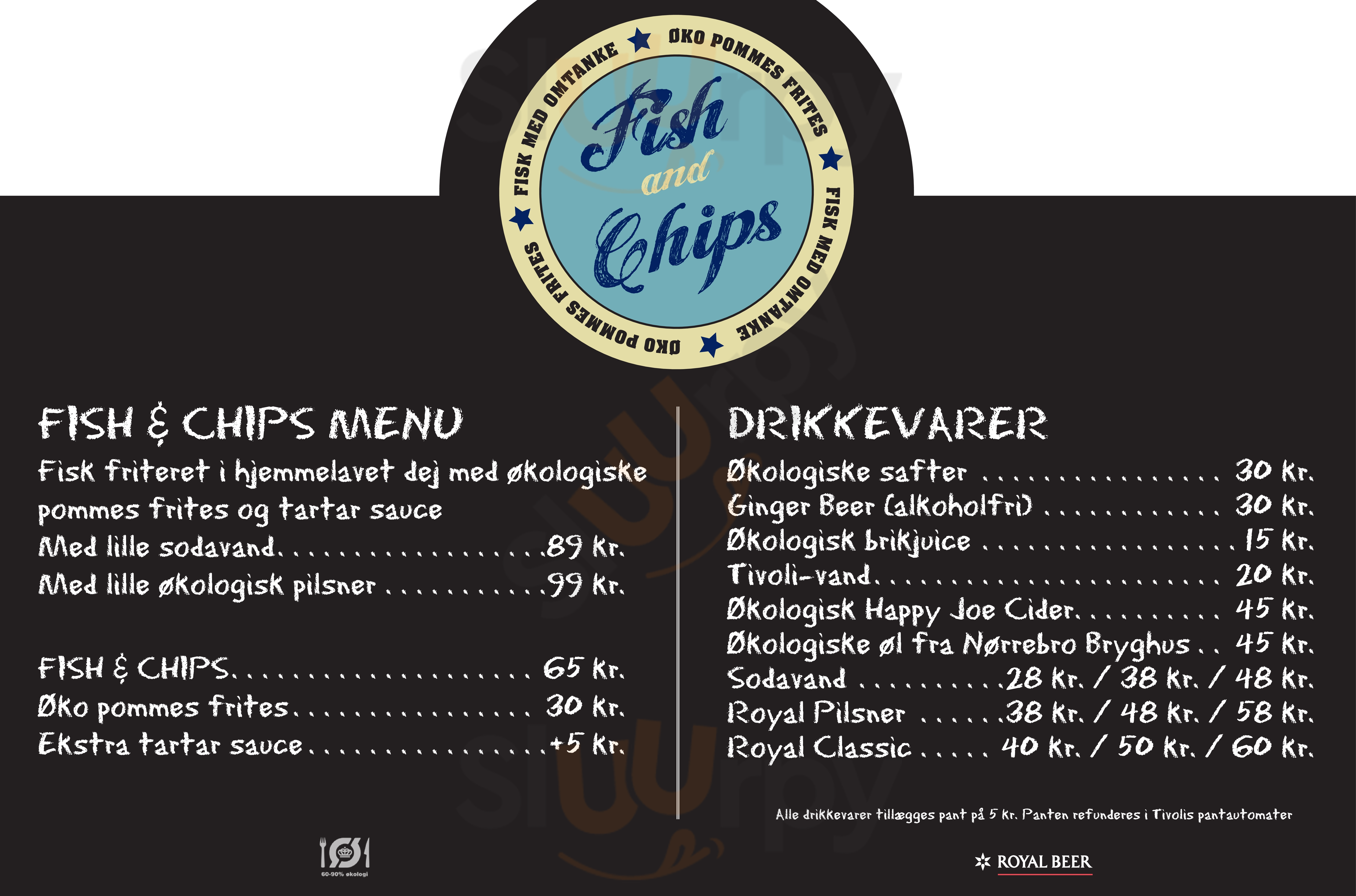 Fish 'n' Chips Tivoli København Menu - 1