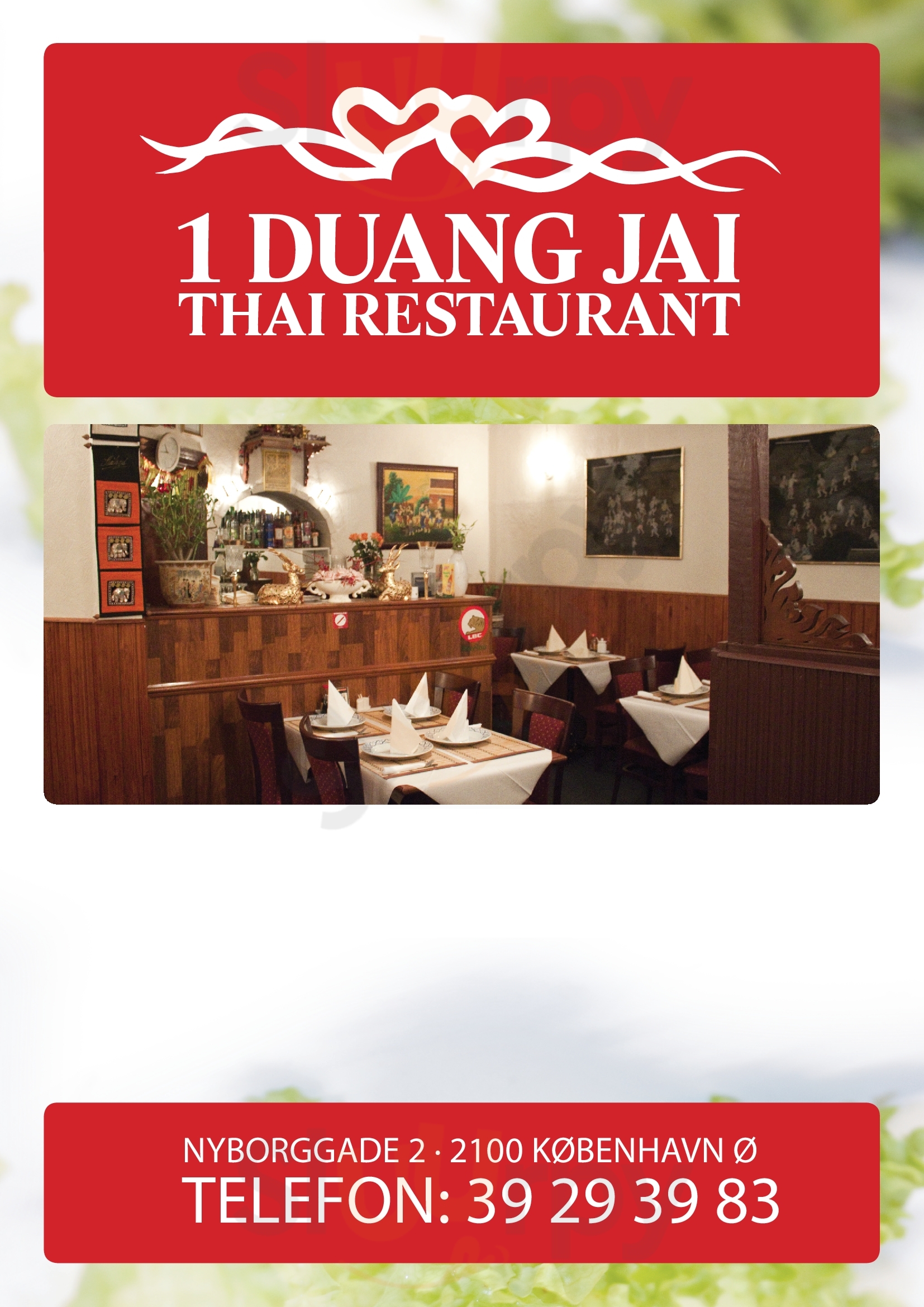 1 Duang Jai - Thai Restaurant København Menu - 1