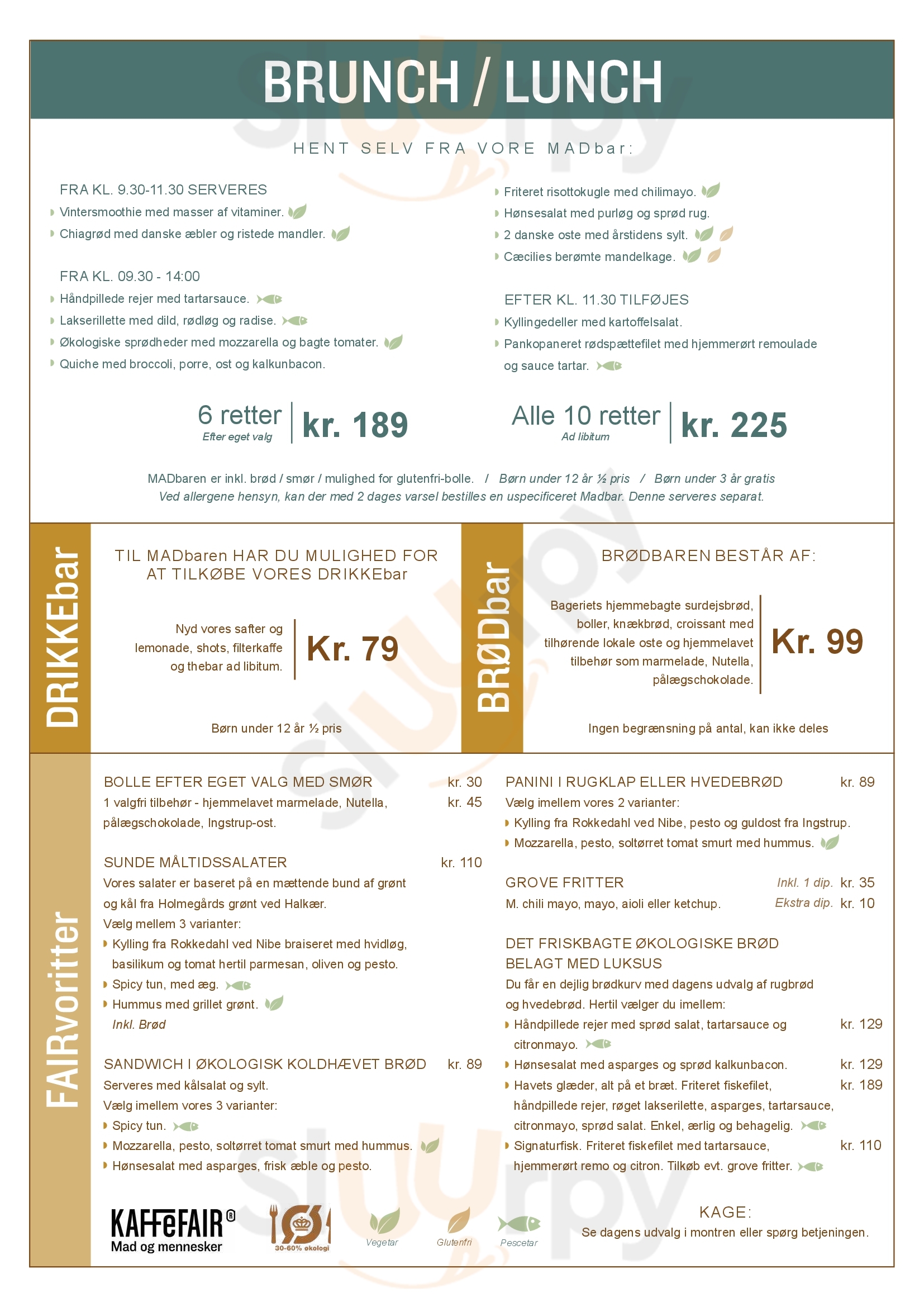 Evoo København Menu - 1