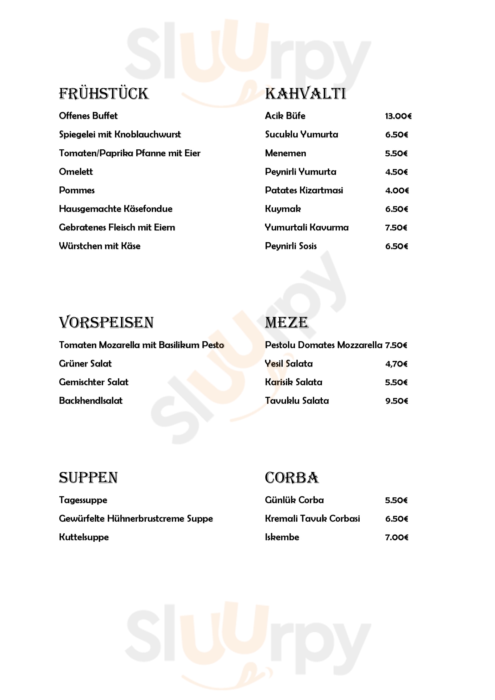 Elite Kebab Frühstücks Haus Dornbirn Menu - 1