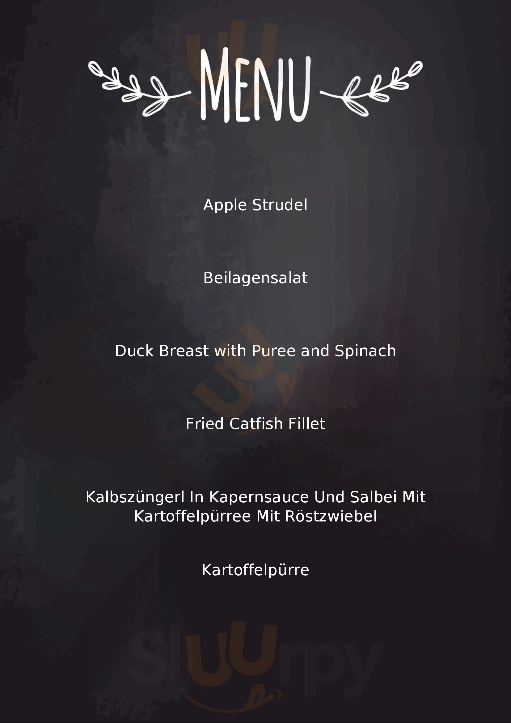 Restaurant Sailer Innsbruck Menu - 1