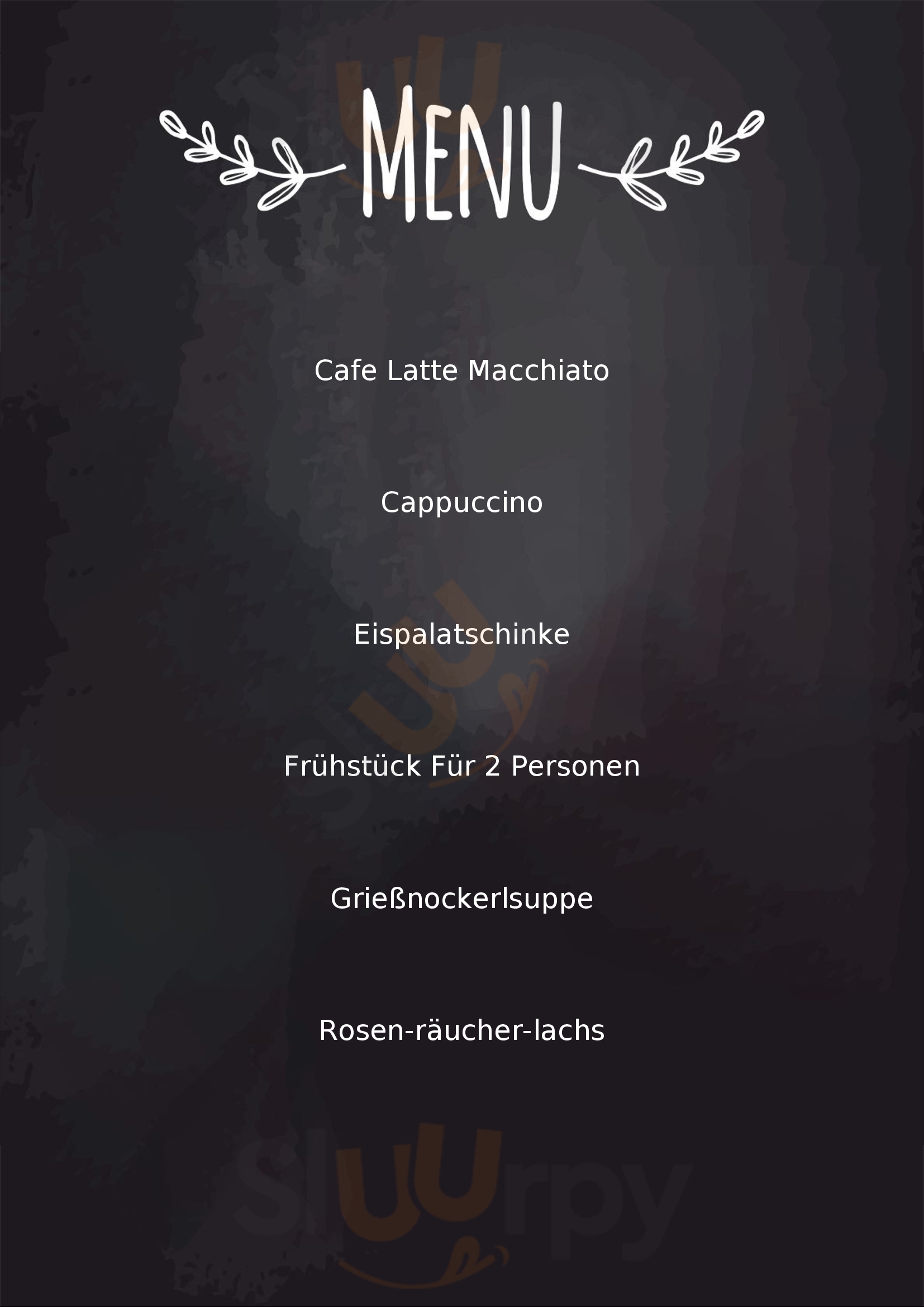 Cafe Restaurant W&w Wagner & Woltsche Klagenfurt Menu - 1