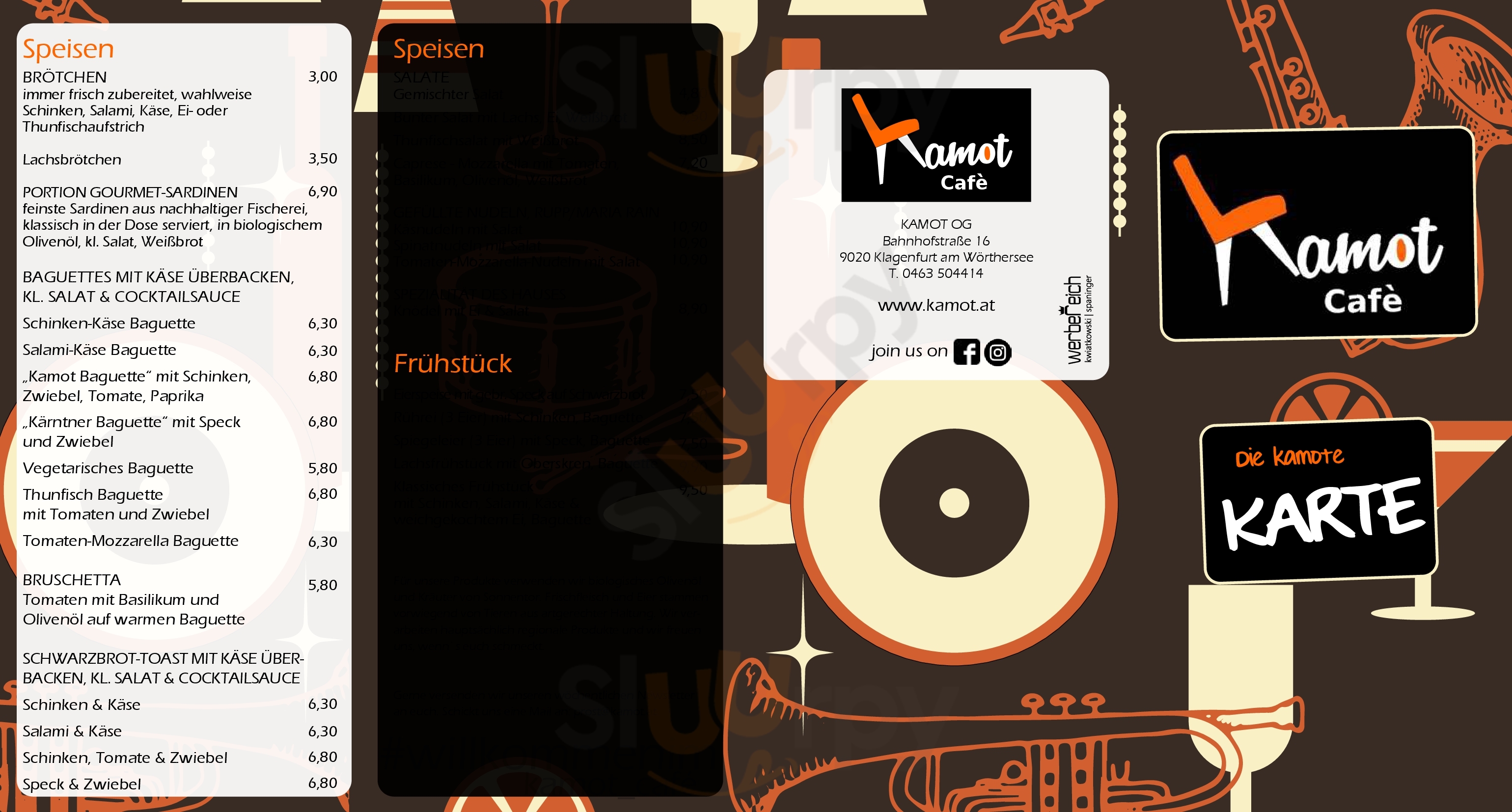 Kamot Café  Klagenfurt Menu - 1