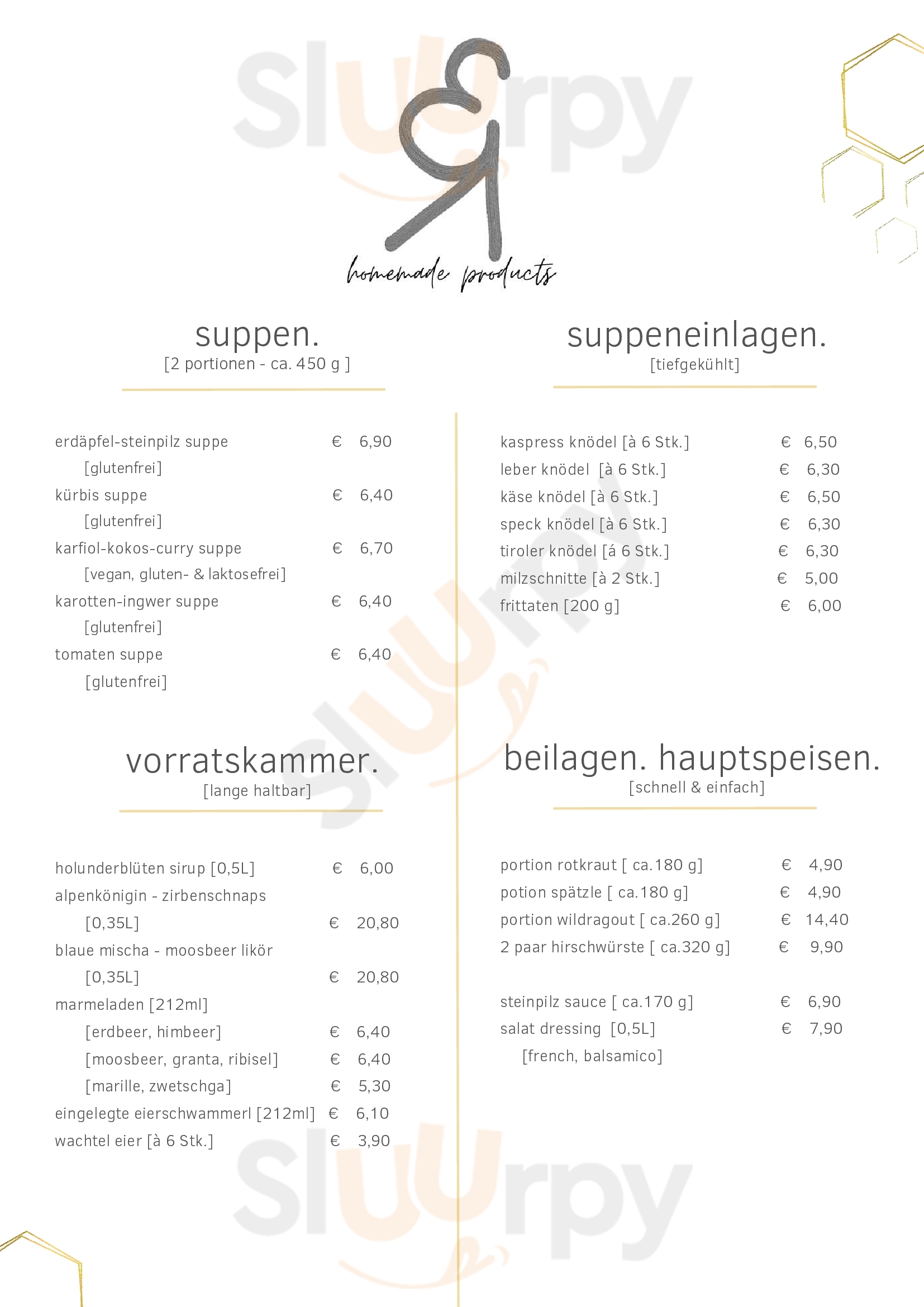 Restaurant Tenne St. Anton am Arlberg Menu - 1