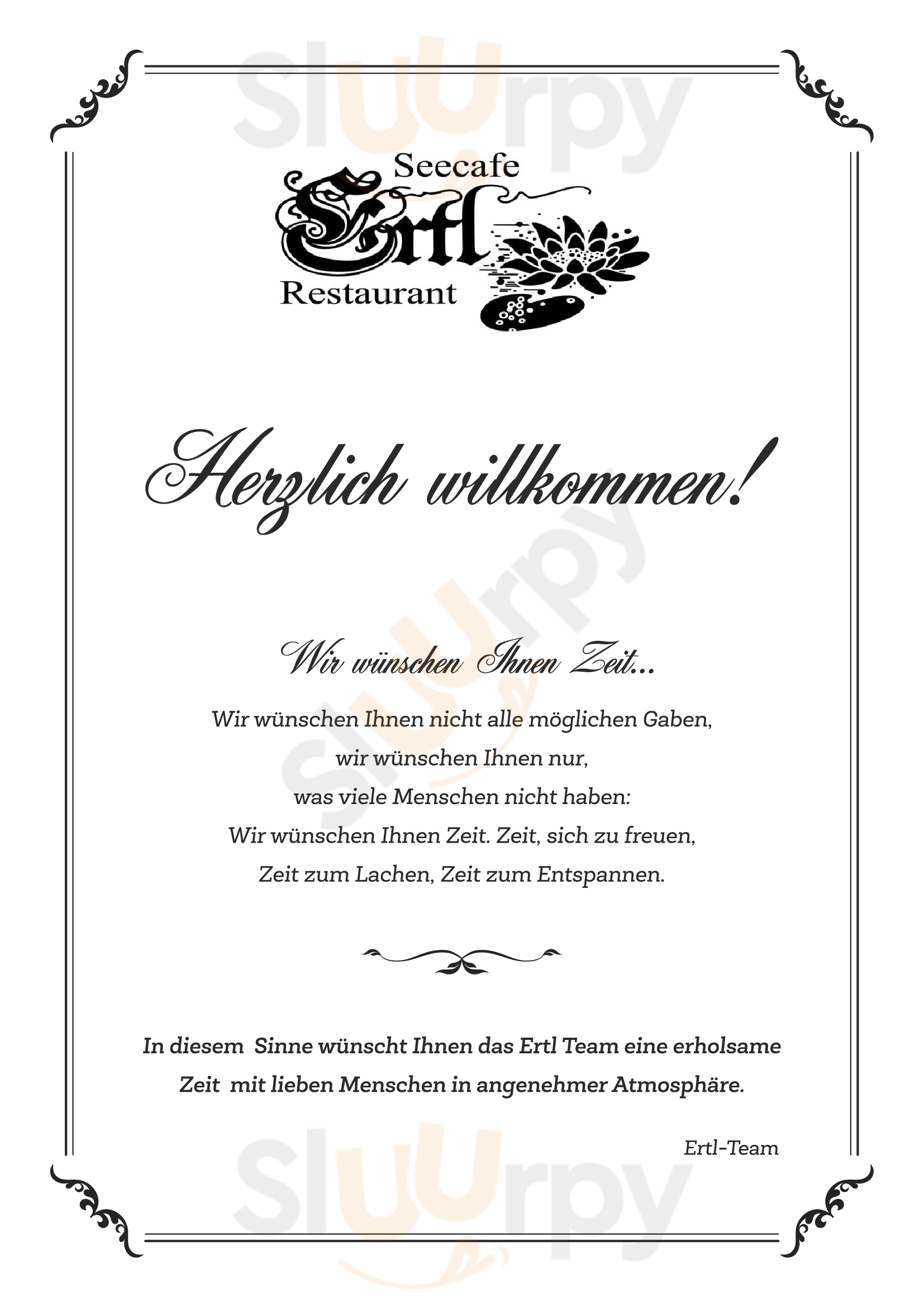 Seecafe Ertl Restaurant Seeboden am Millstätter See Menu - 1