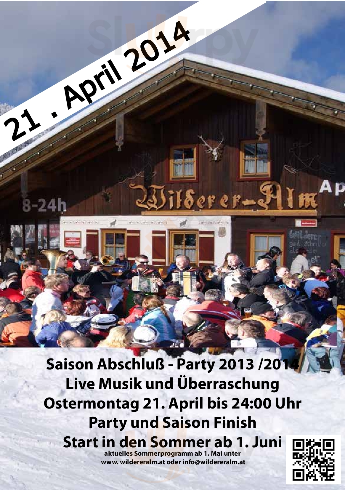 Wilderer - Alm St. Michael Im Lungau Menu - 1