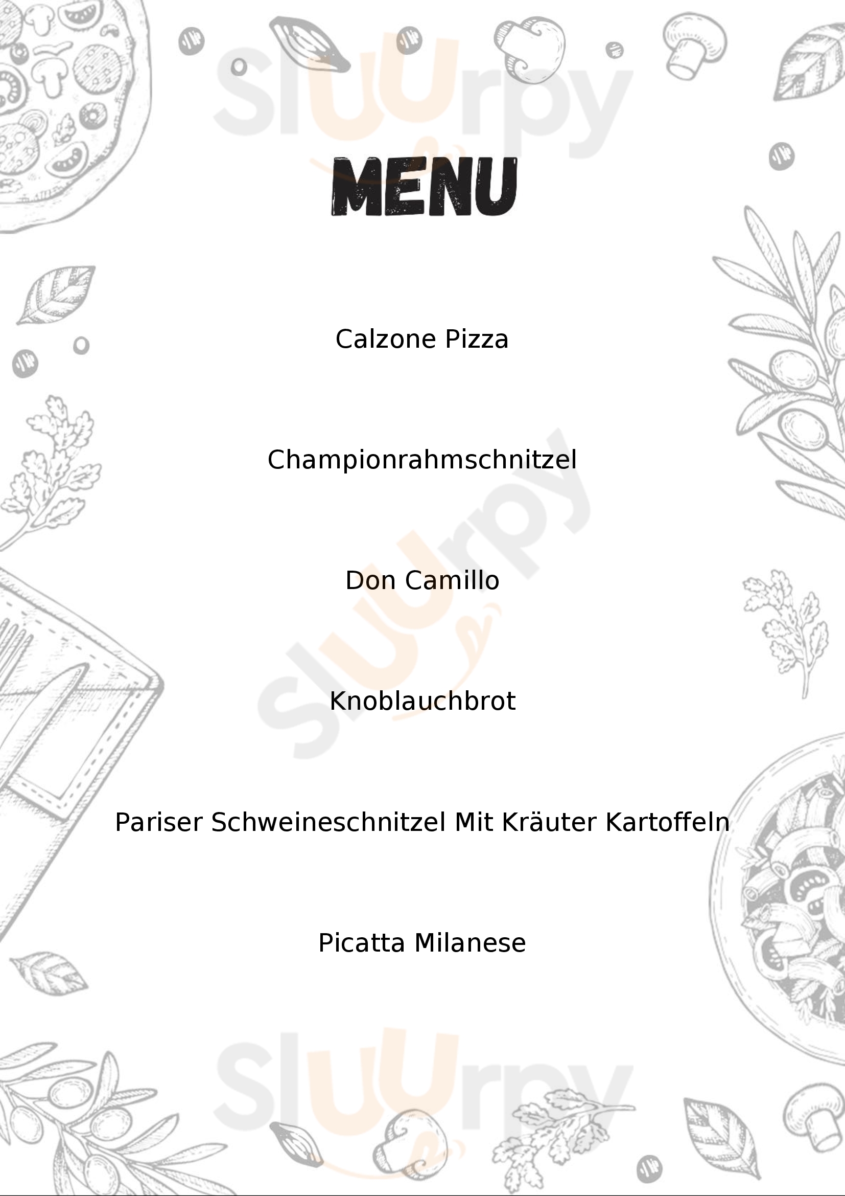 Pizzeria Don Camillo Seefeld in Tirol Menu - 1