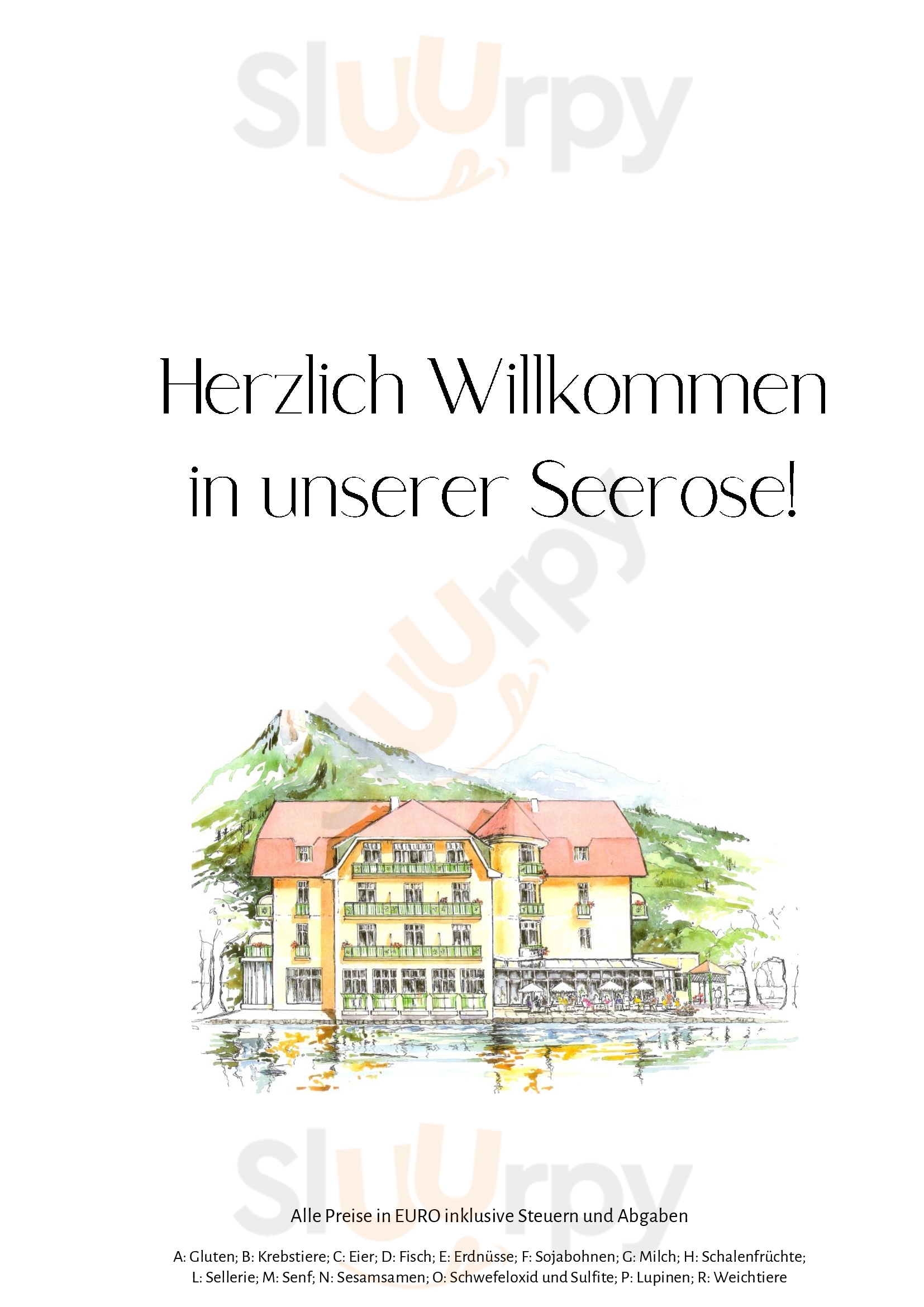Hotel Seerose Restaurant Fuschl am See Menu - 1