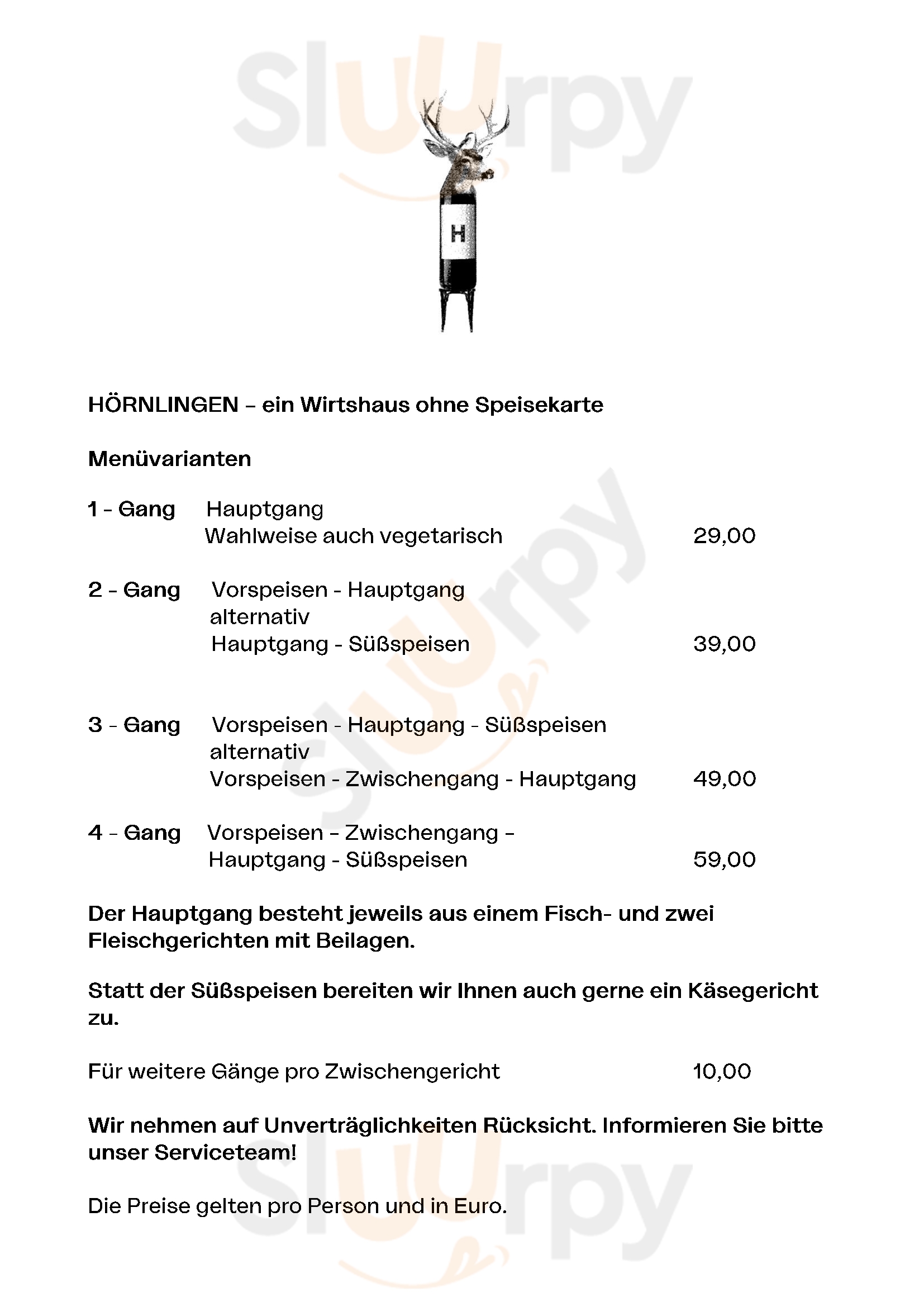 Hörnlingen Rankweil Menu - 1