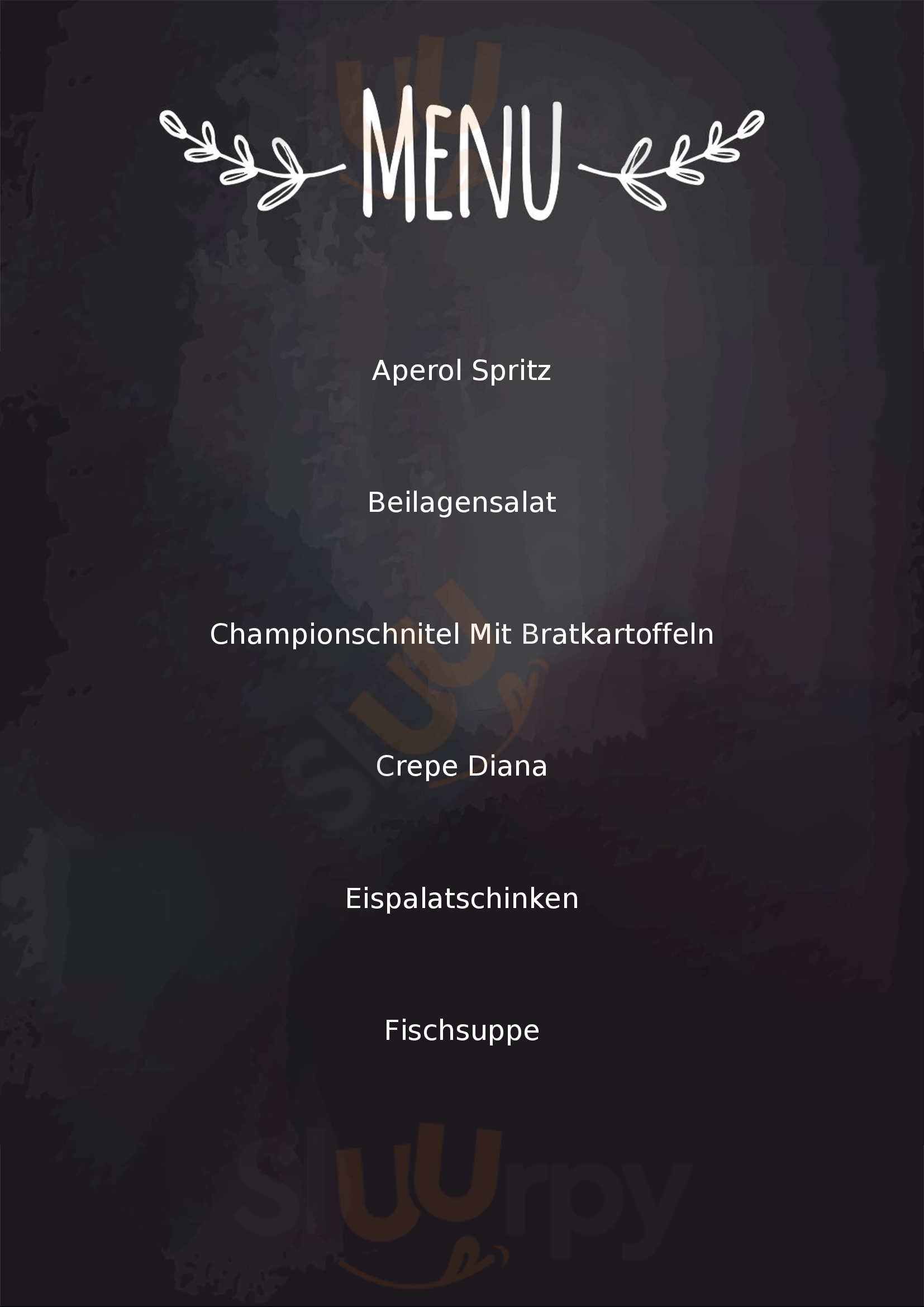 Gasthaus-restaurant Burgschenke Grän Menu - 1