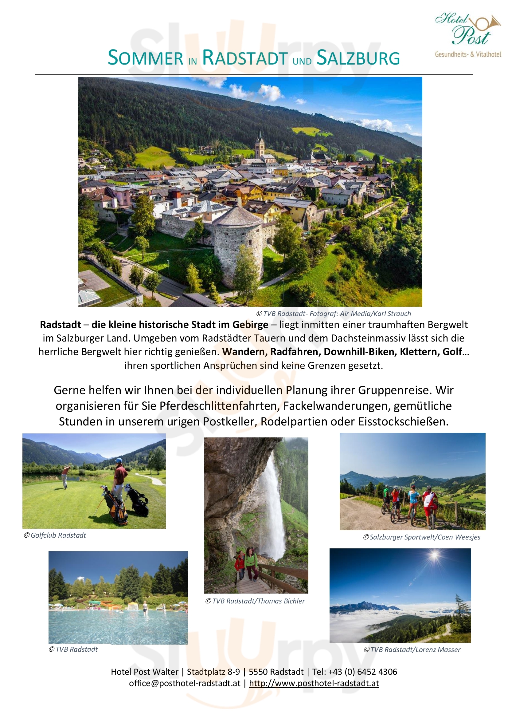 Hotel Post Walter Radstadt Menu - 1