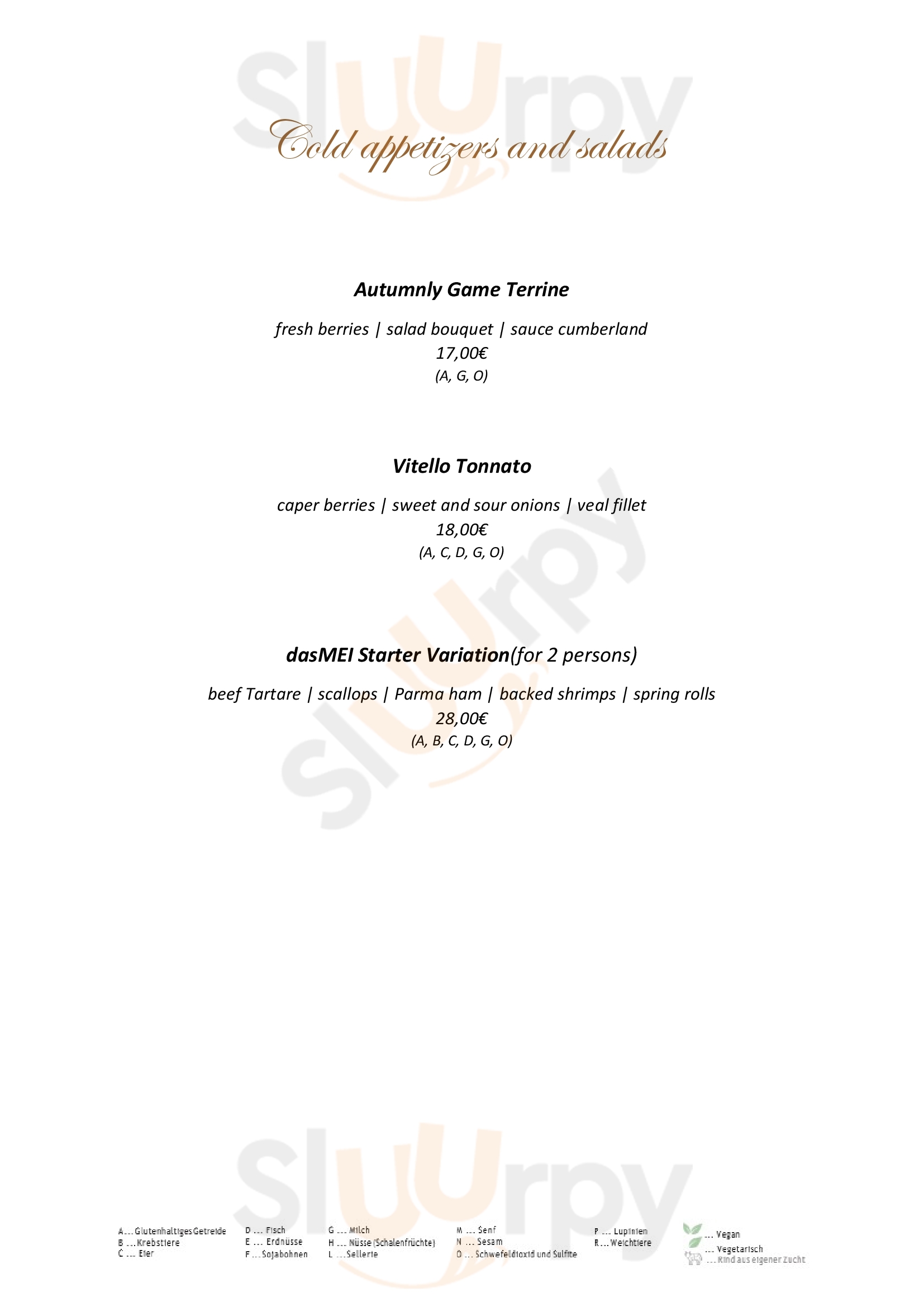 Das Mei Mutters Menu - 1