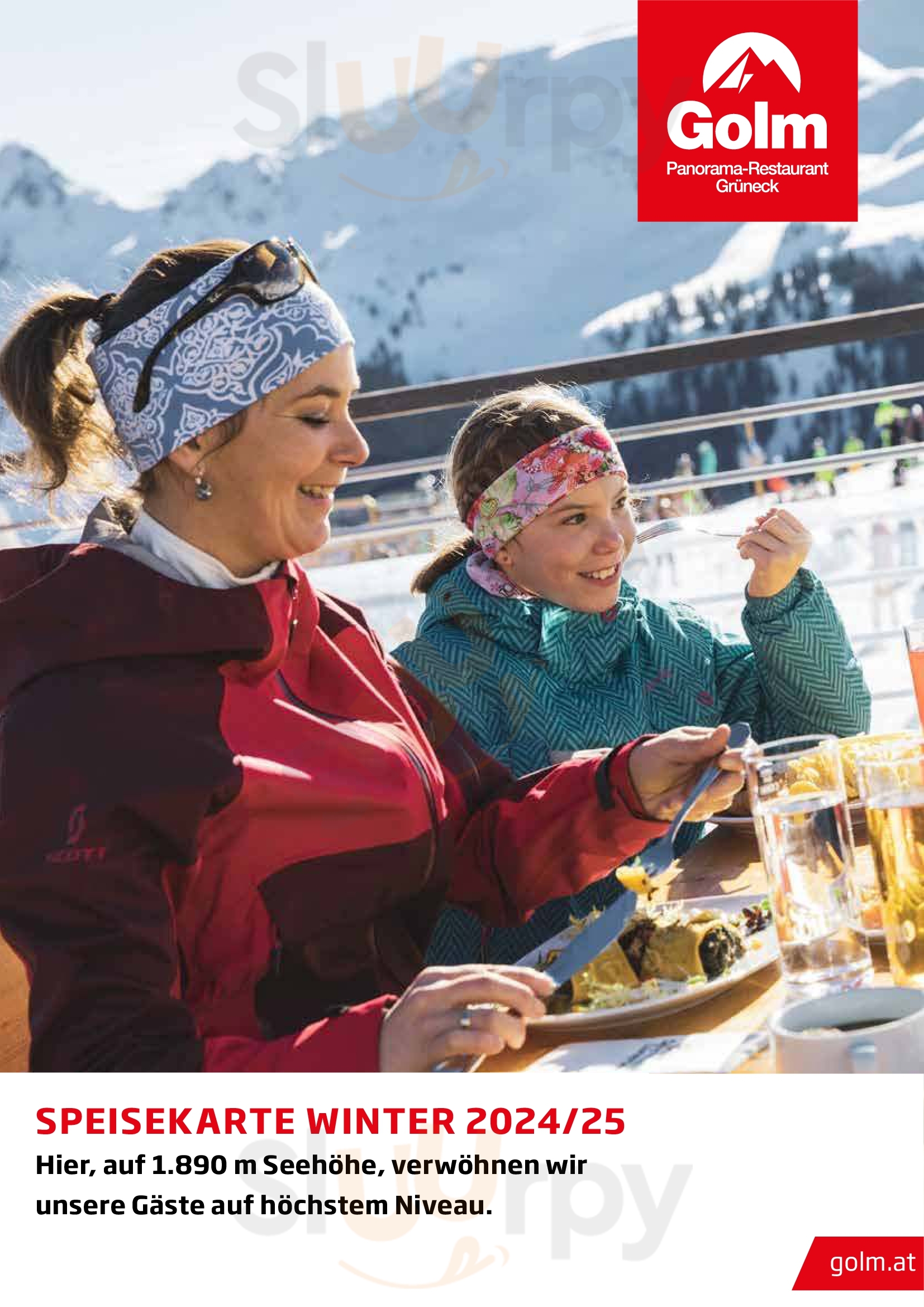 Panorama Restaurant Grüneck Tschagguns Menu - 1