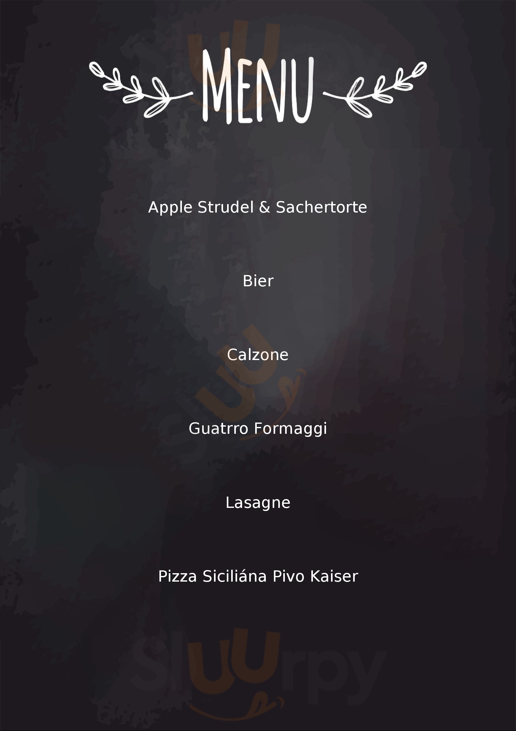 Bella Grotta Pizaria Restaurant Werfen Menu - 1