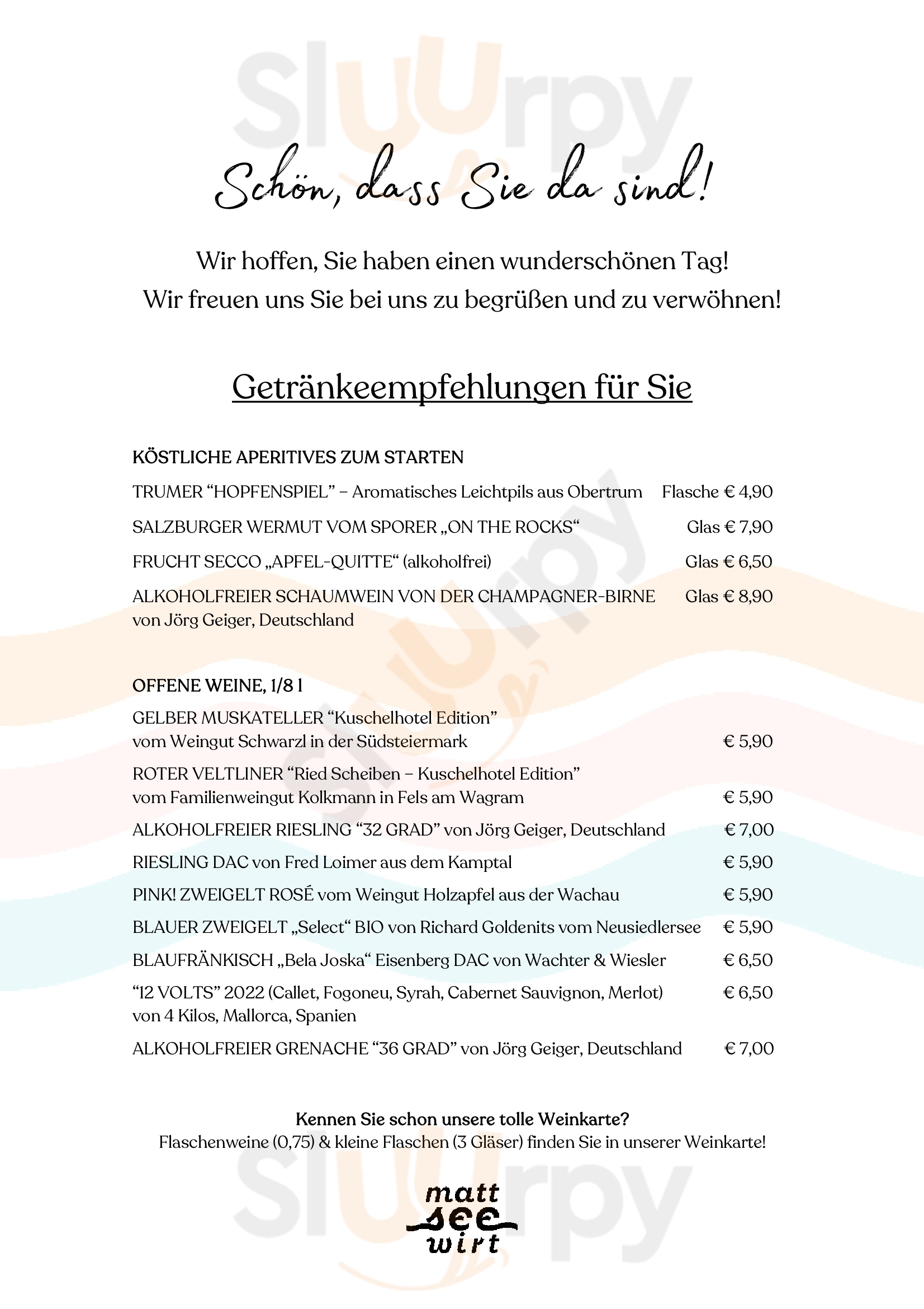 Lust.reich Mattsee Menu - 1