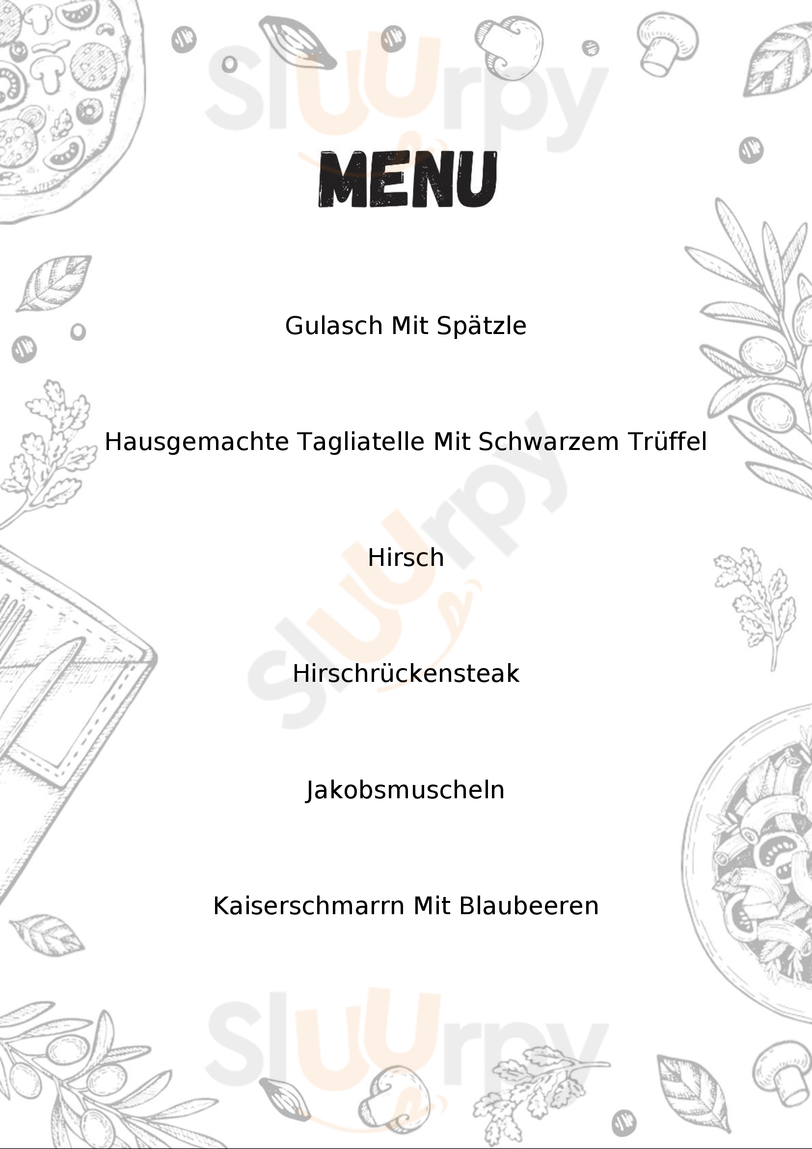 Restaurant S´pfandl Reith bei Kitzbühel Menu - 1