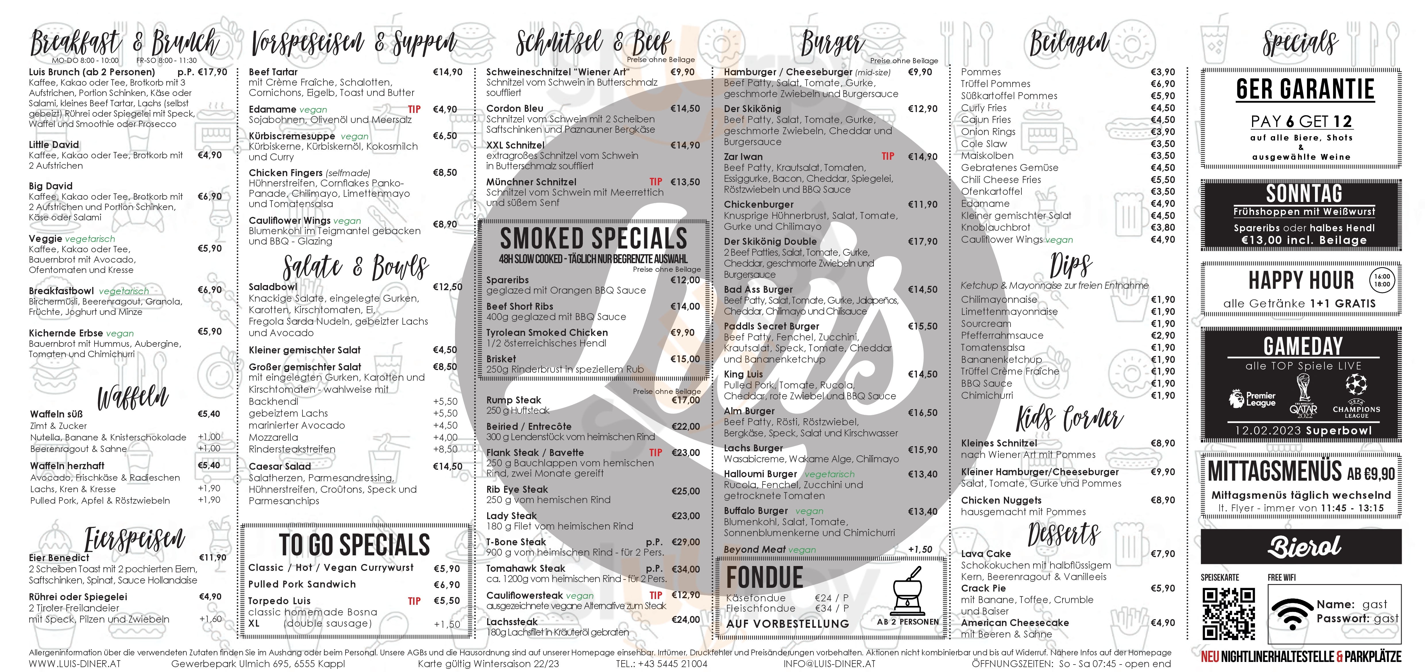 Luis Diner Kappl Menu - 1