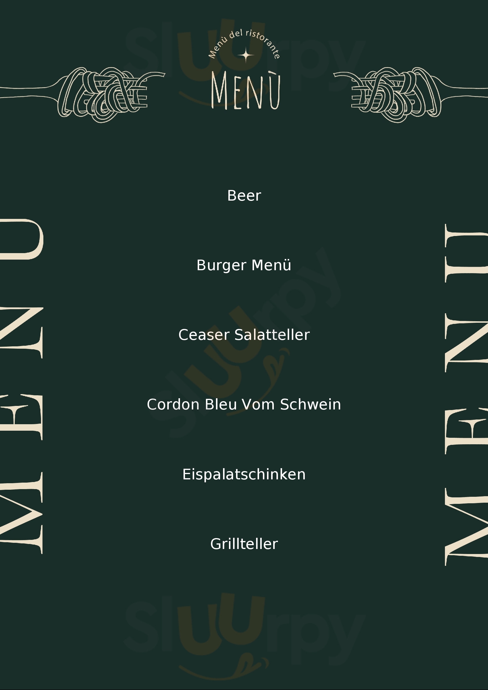 Restaurant Einhorn Bürserberg Menu - 1