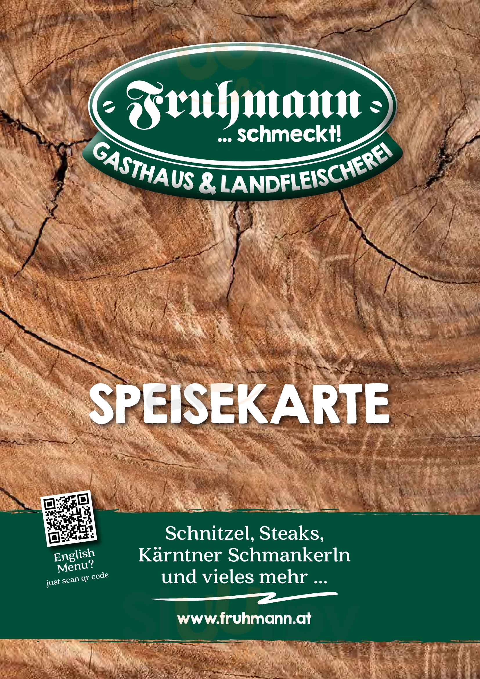 Fruhmann Gasthaus & Fleischerei Wernberg Menu - 1