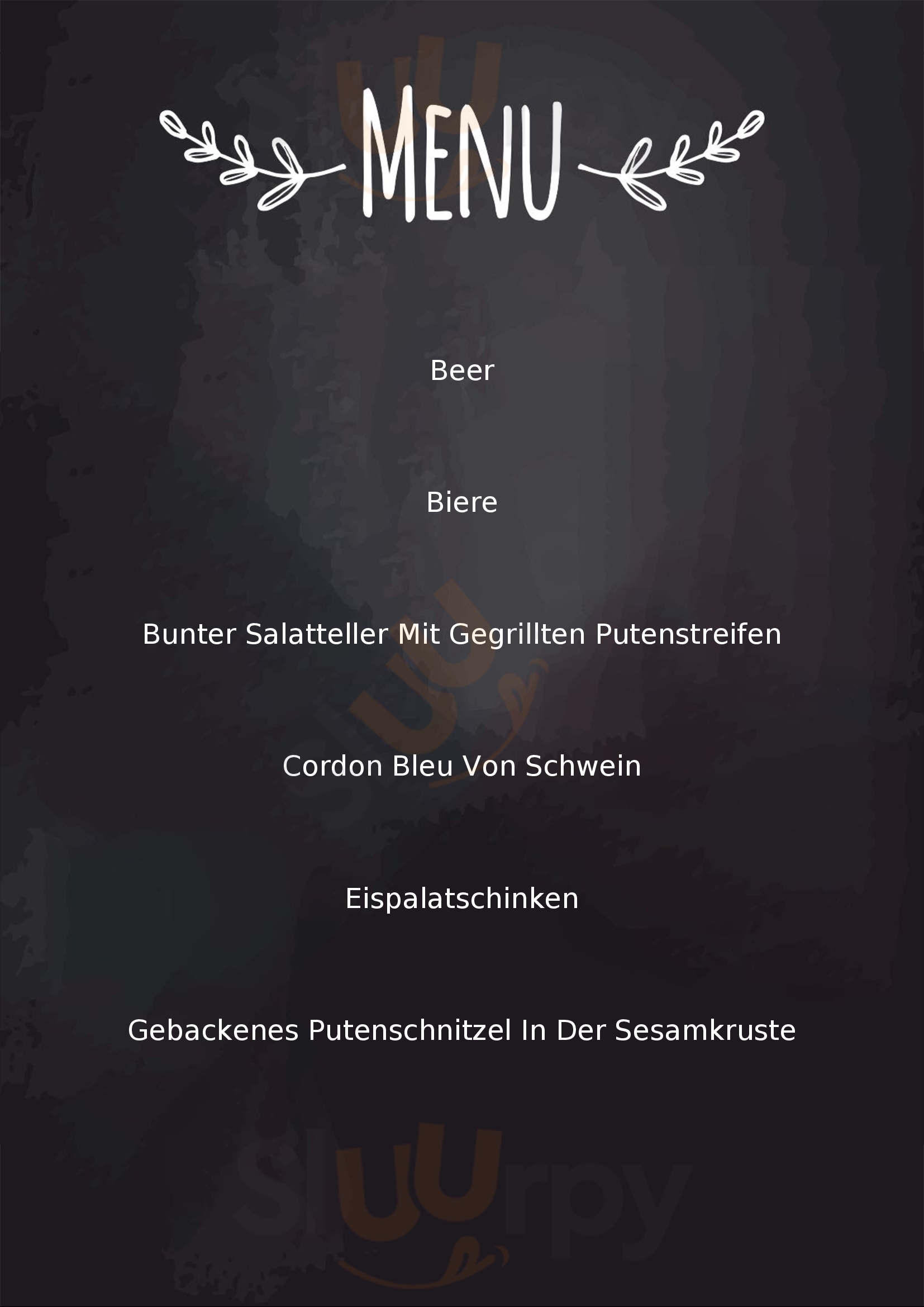 Ernst Neuhaus Menu - 1