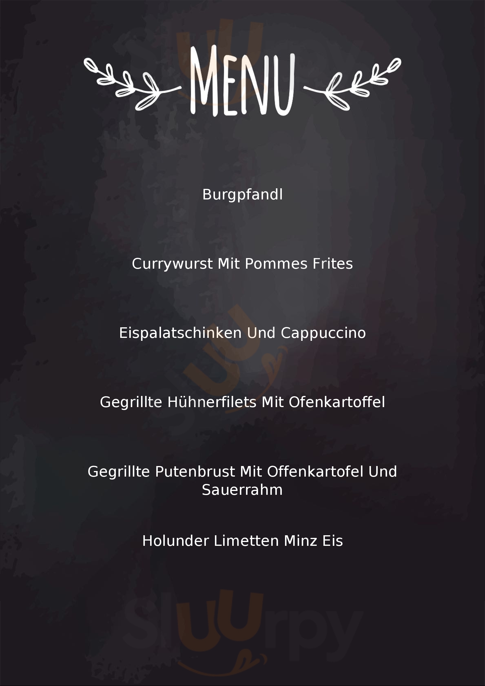 Burg Landskron - Cafe - Restaurant Landskron Menu - 1