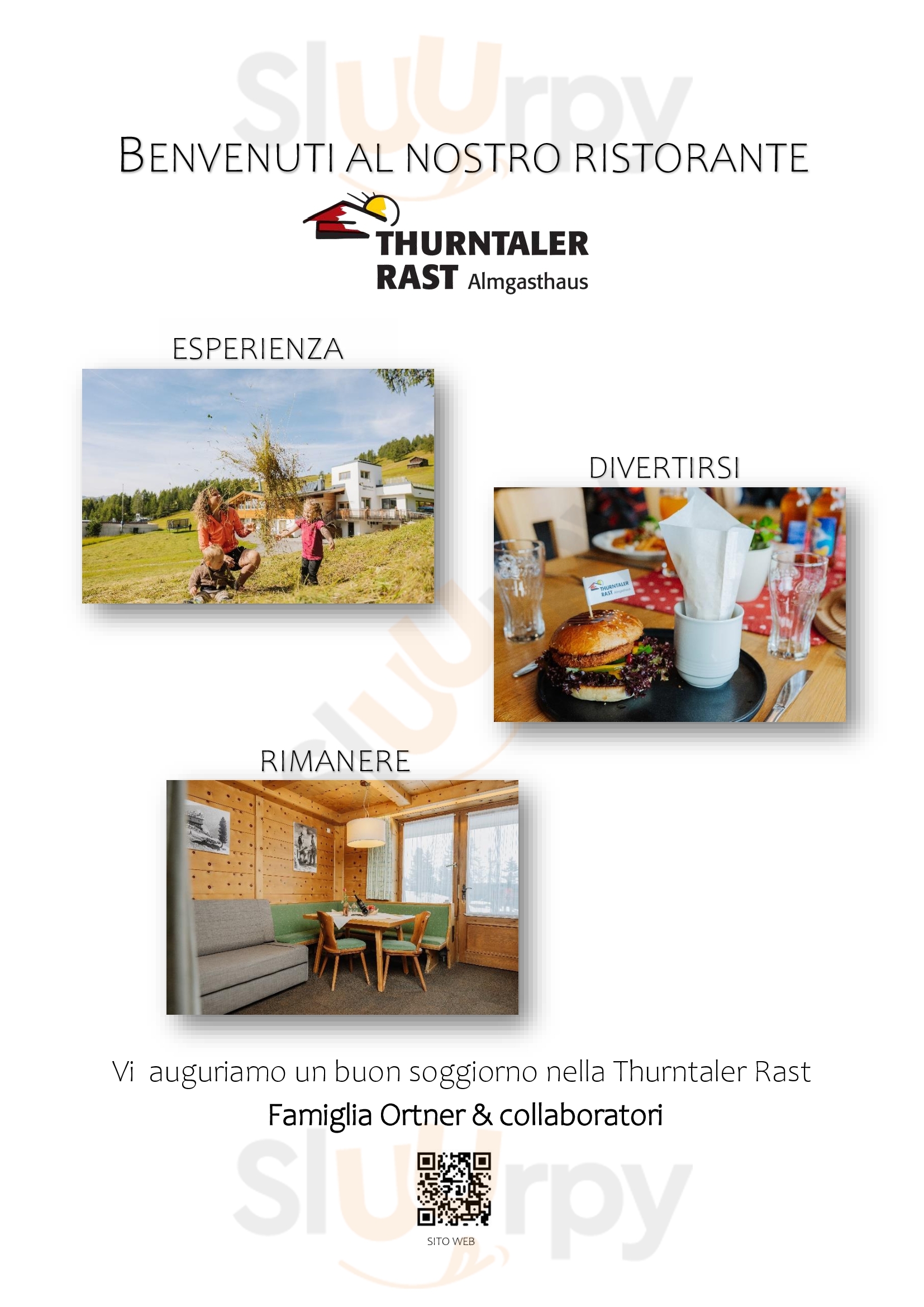Thurntaler Rast Außervillgraten Menu - 1