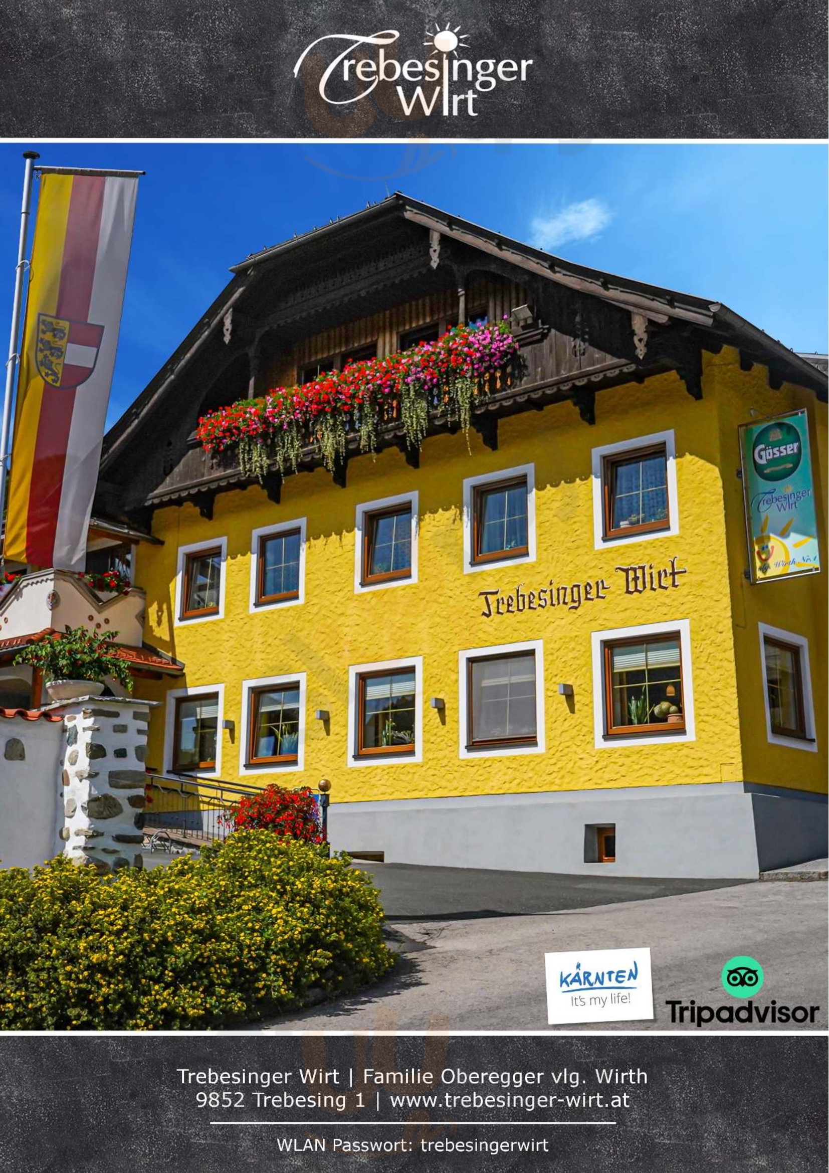 Trebesinger Wirt Trebesing Menu - 1