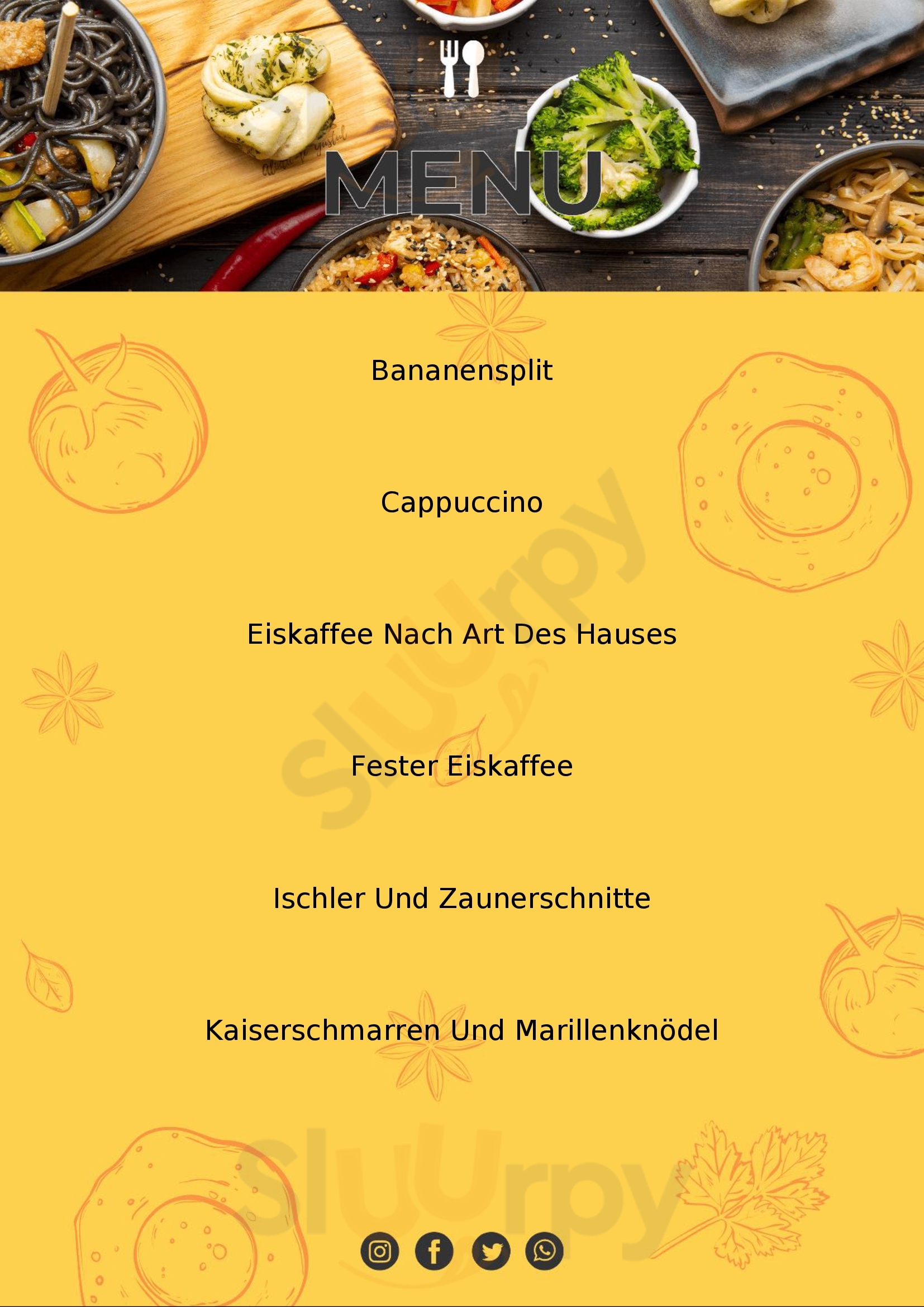Cafe-restaurant Zauner Bad Ischl Menu - 1