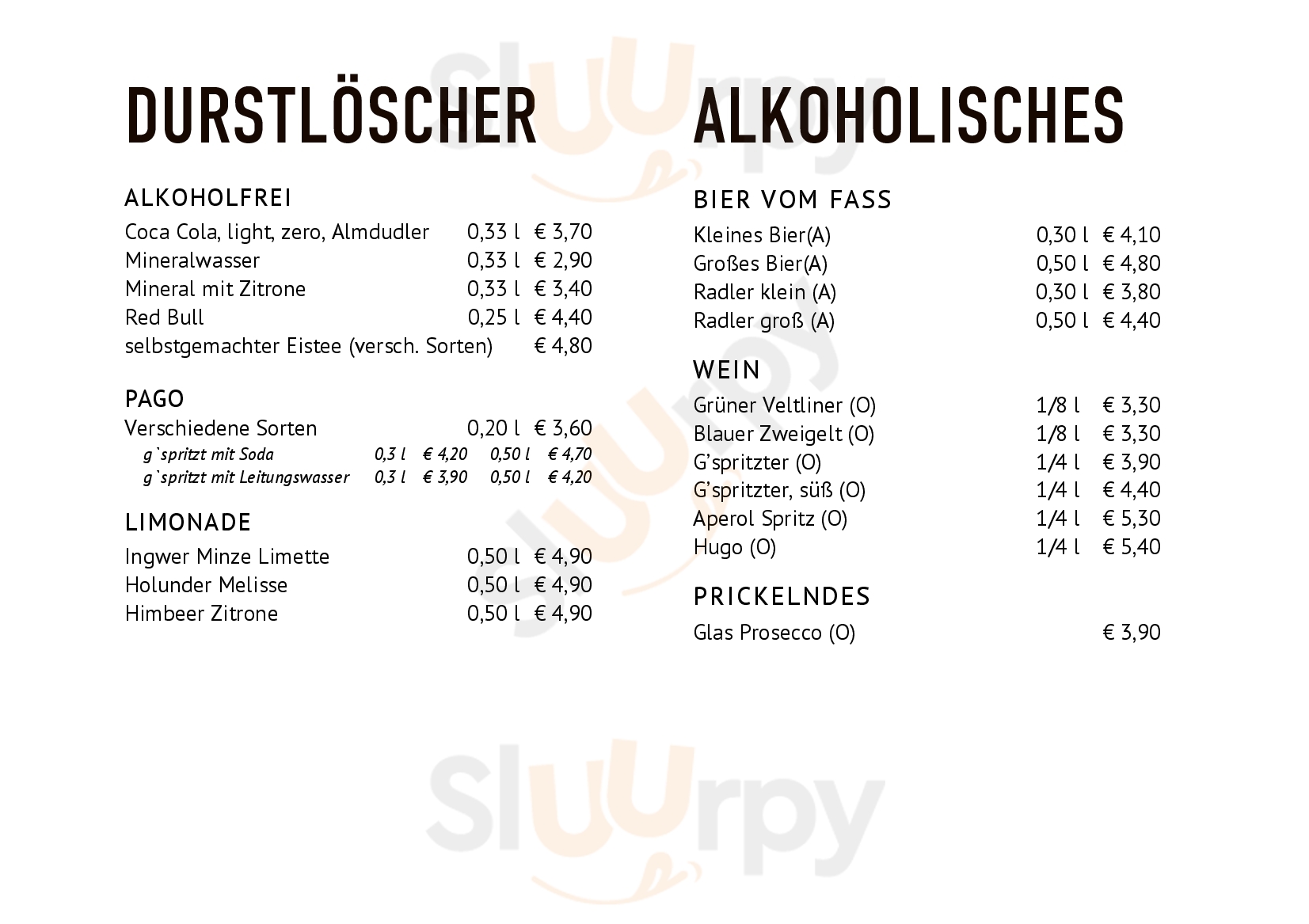 Brotgwölb Enns Enns Menu - 1