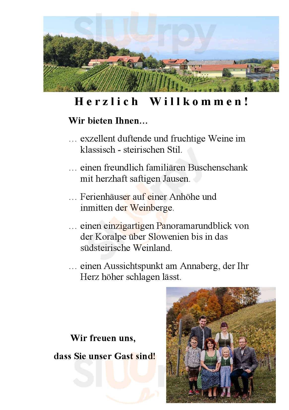 Weingut Buschenschank Sternat Leibnitz Menu - 1