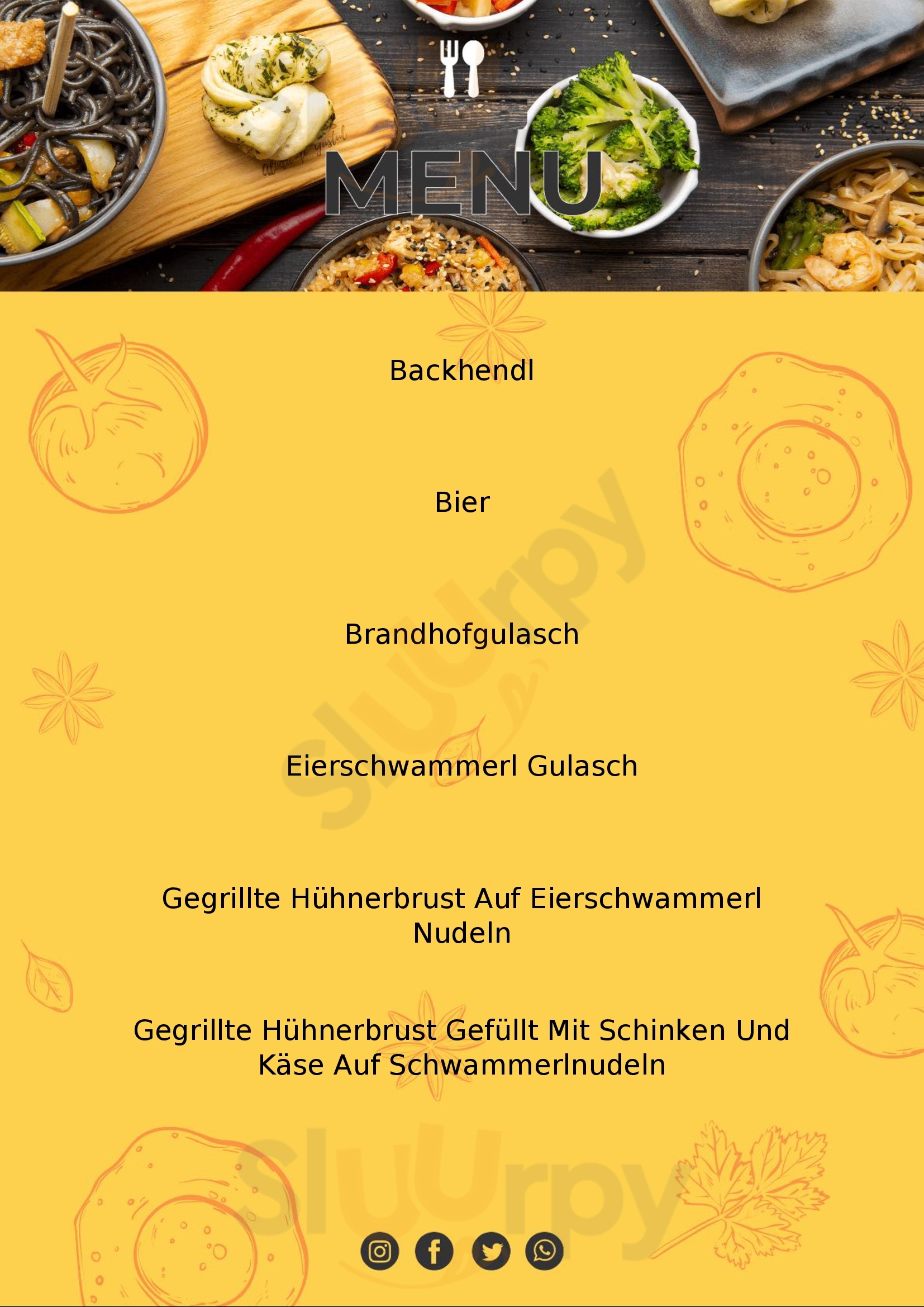 Restaurant Brandhof Graz Menu - 1