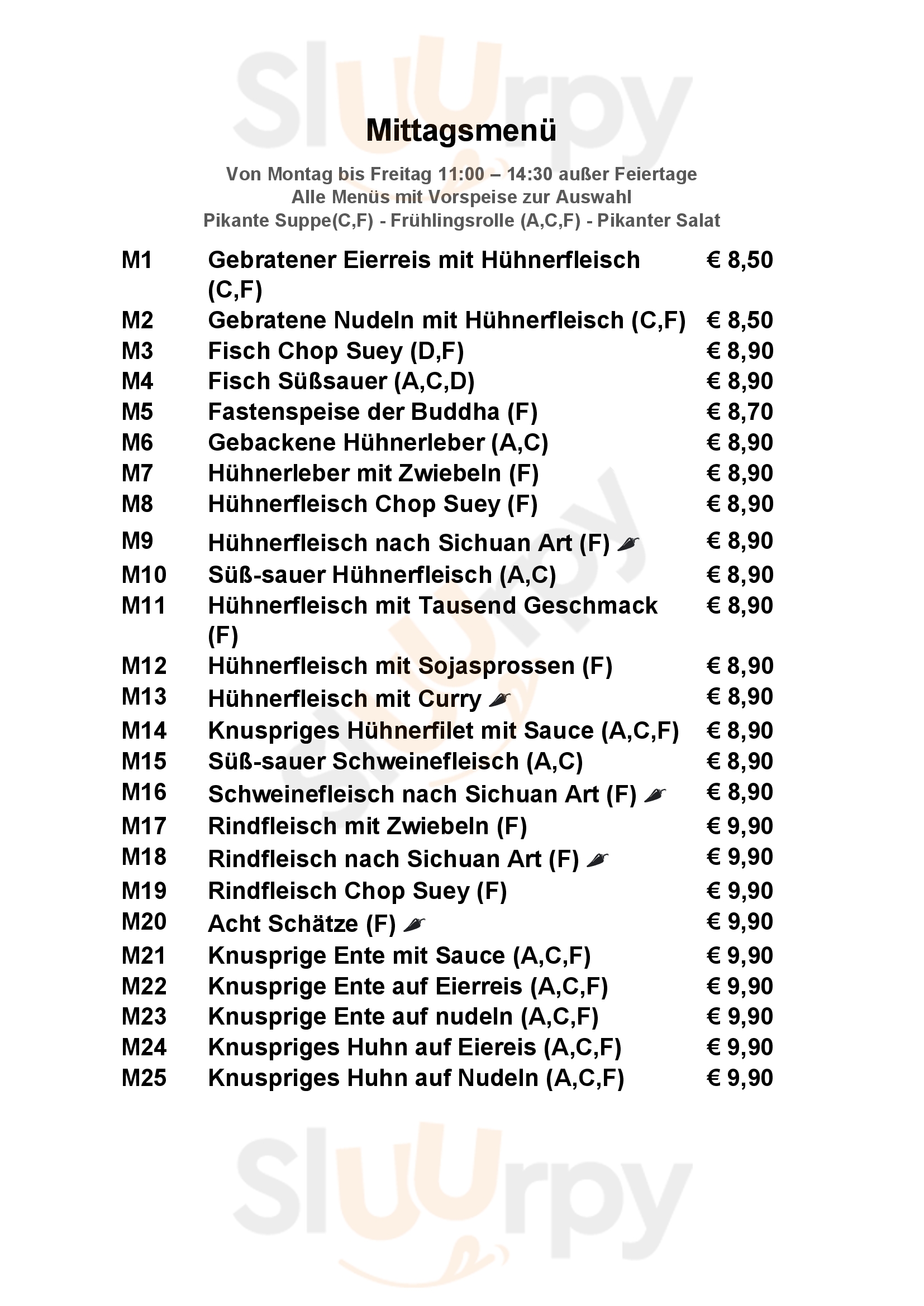 China Restaurant Palast Ebreichsdorf Menu - 1