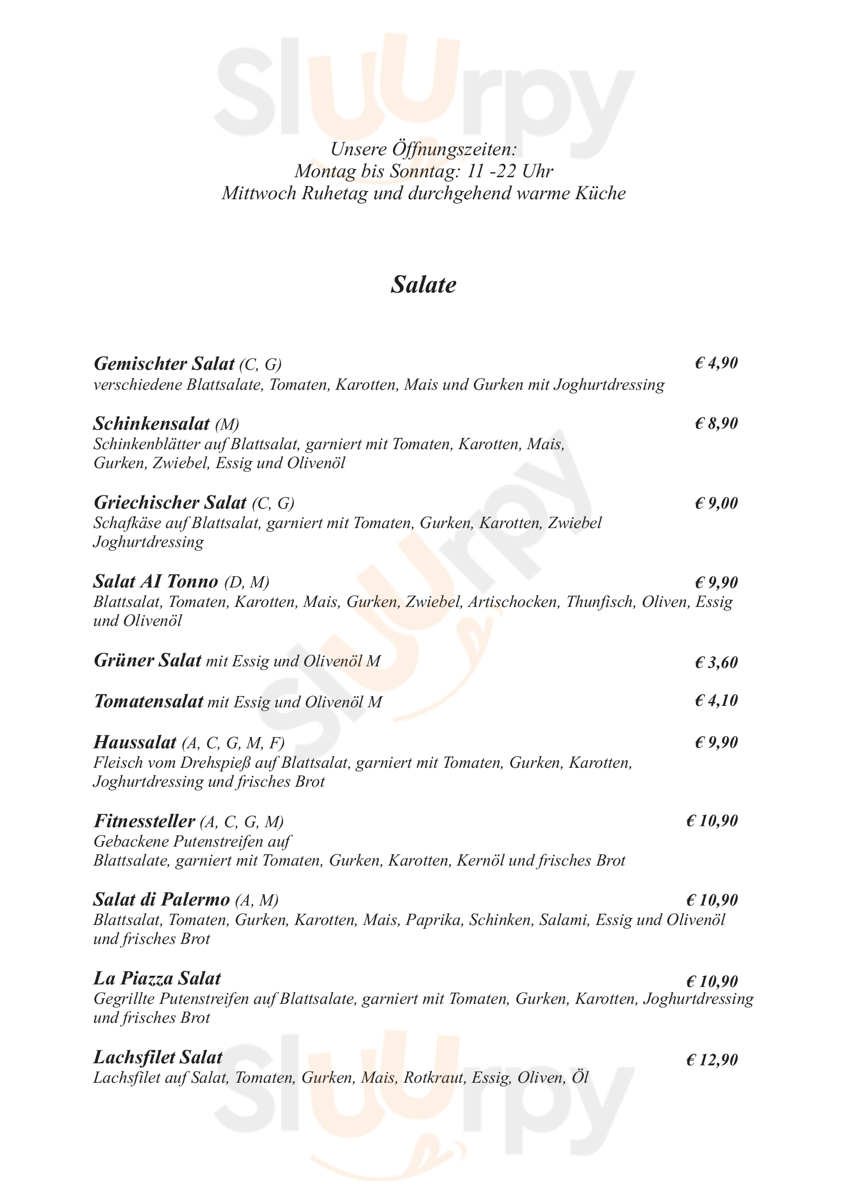 Venezia Gröbming Menu - 1
