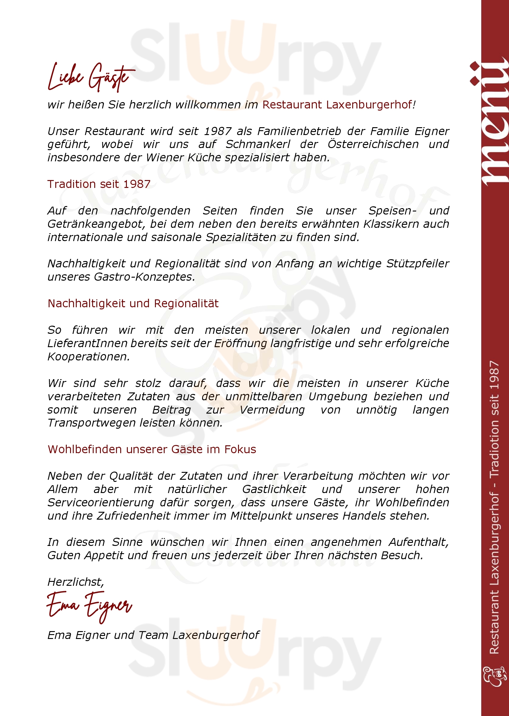Restaurant Laxenburger Hof Laxenburg Menu - 1