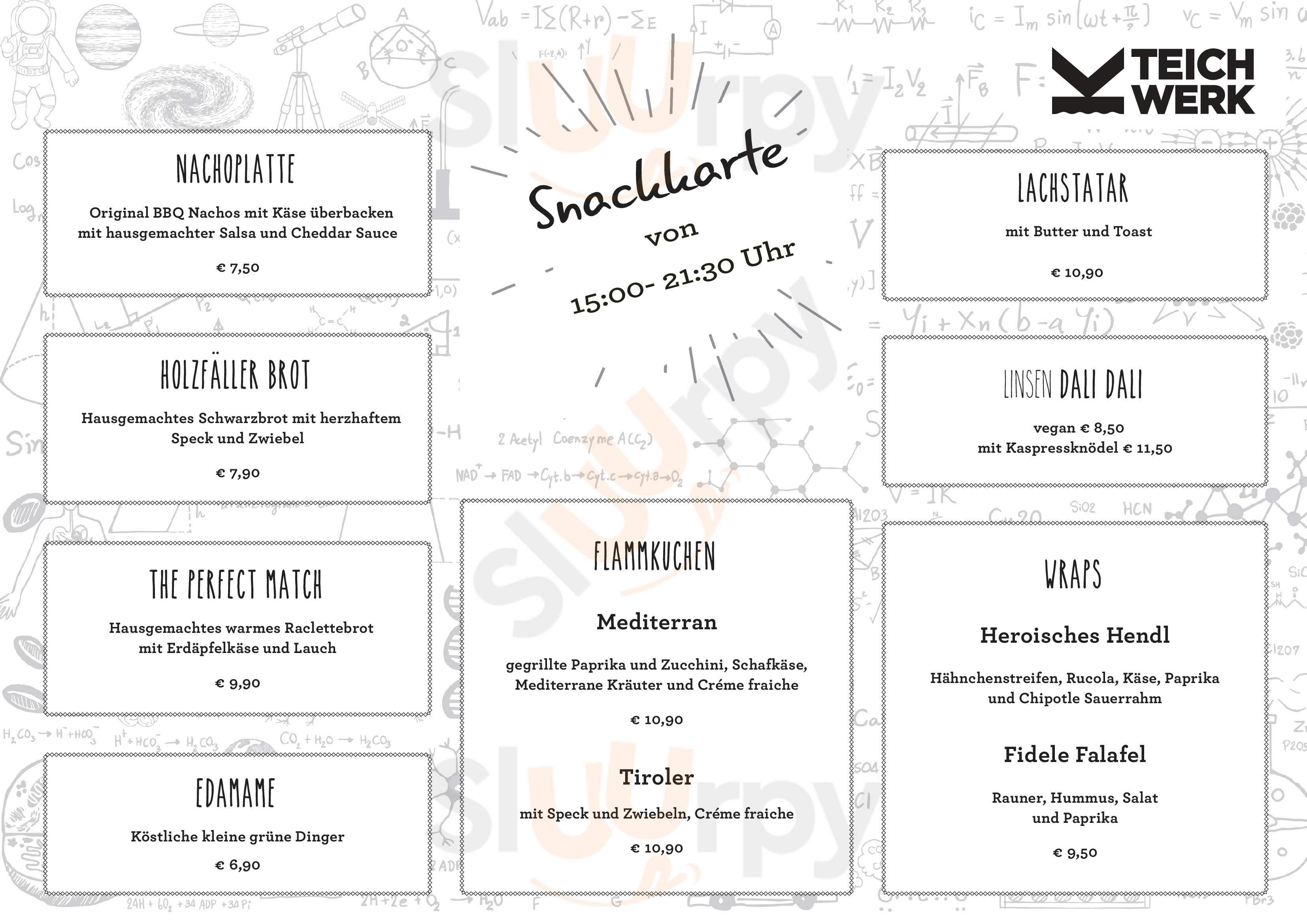 Die Sandburg Linz Menu - 1