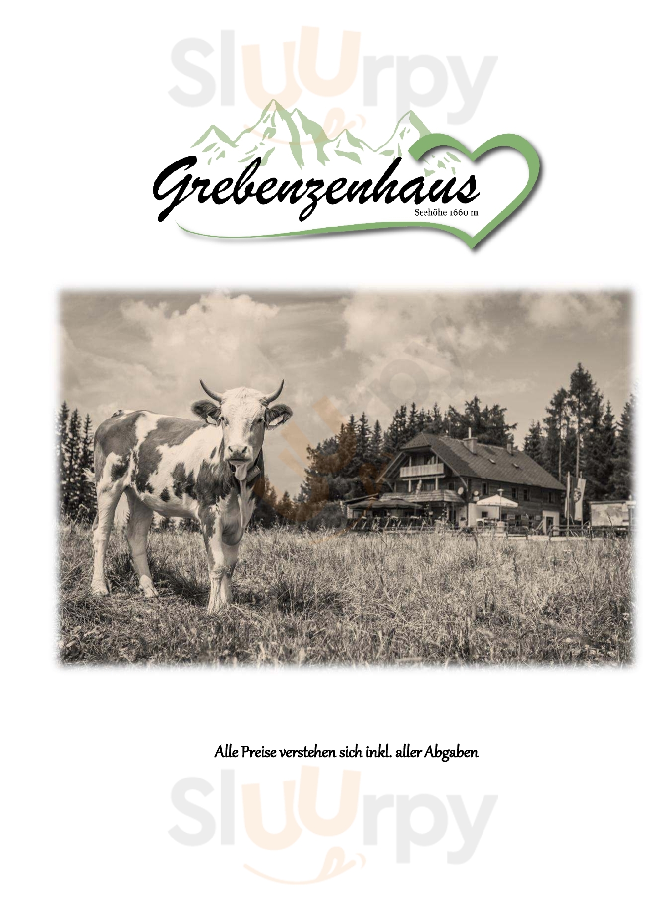 Almgasthof Grebenzenhaus Sankt Lambrecht Menu - 1