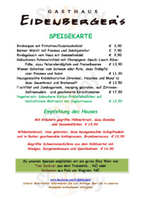 Gasthaus Eidenbergerger`s