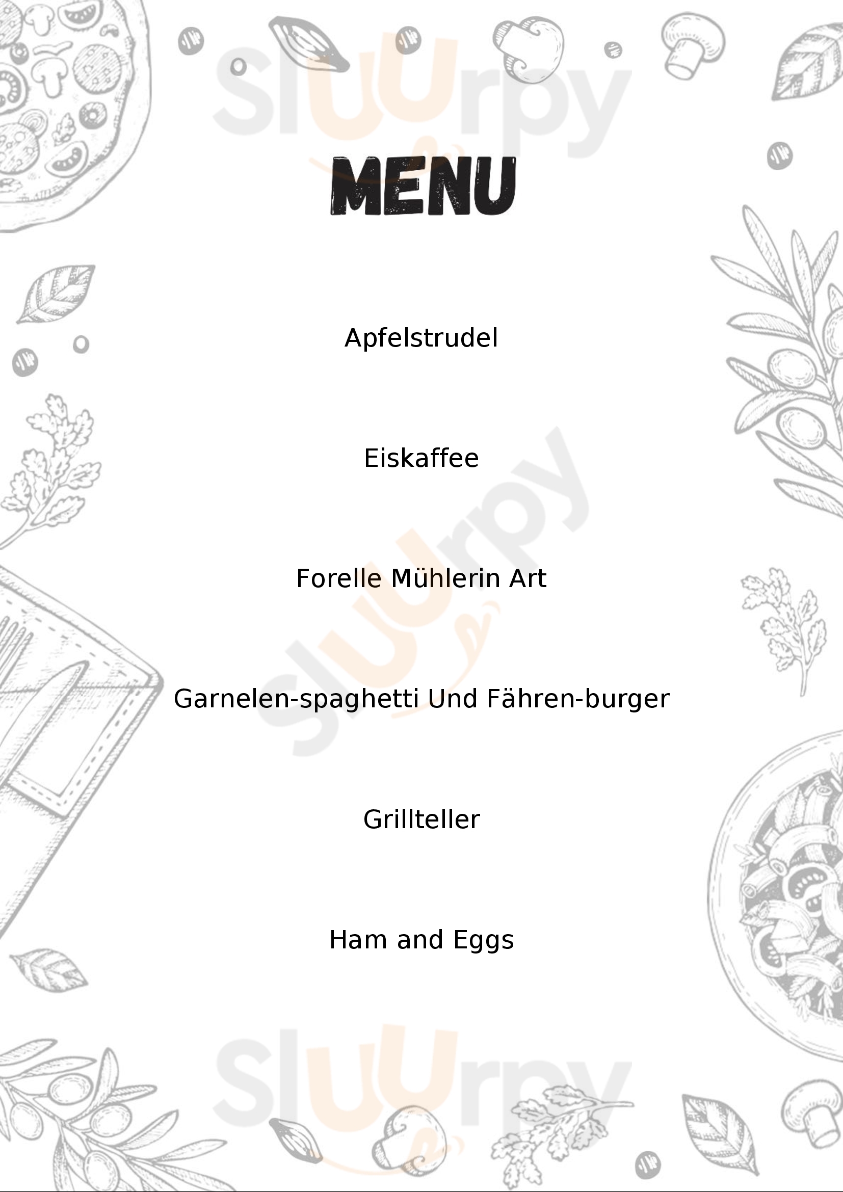 Zur Alten Fähre Marbach an der Donau Menu - 1