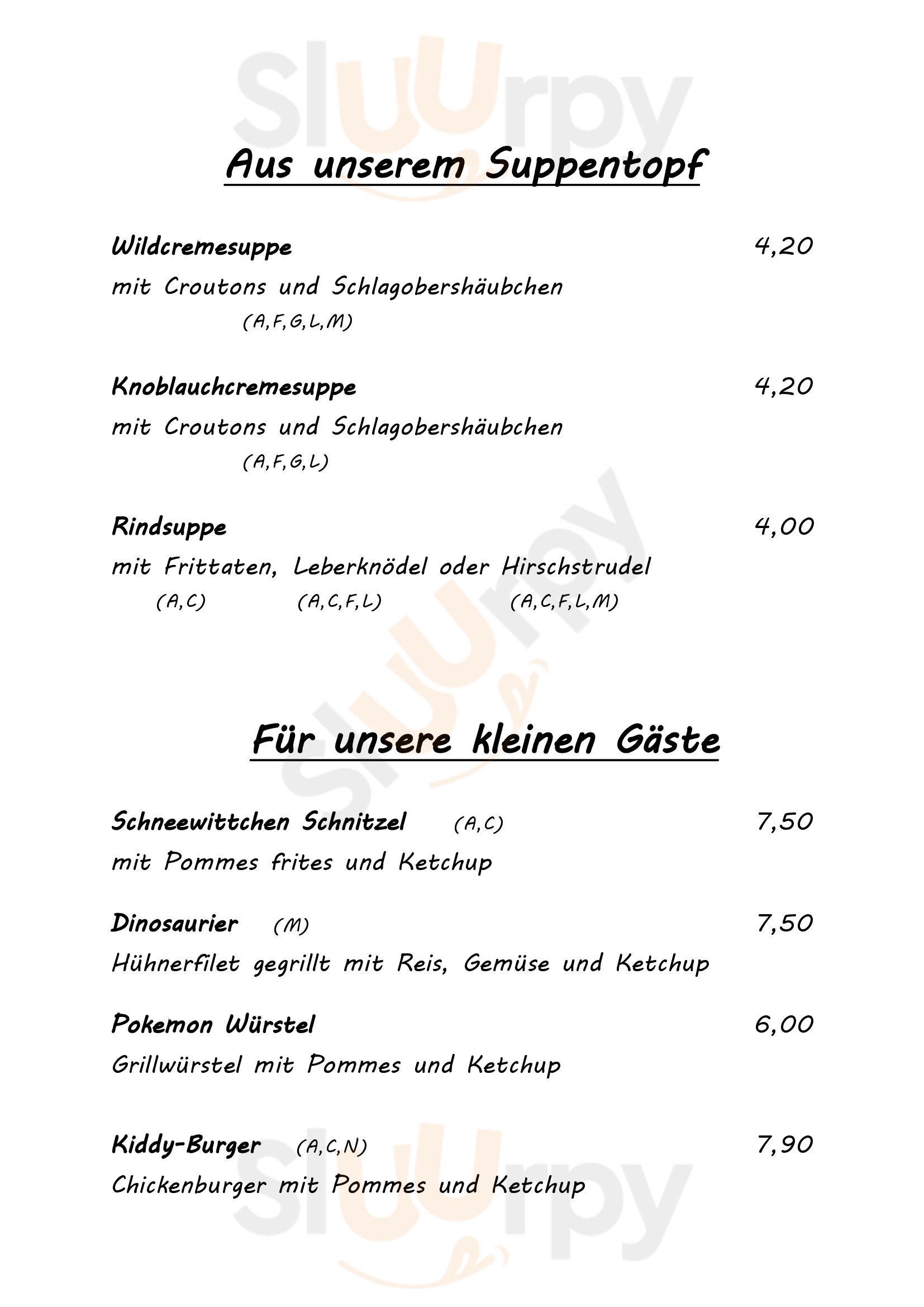 Gasthaus Nell Sankt Ulrich bei Steyr Menu - 1
