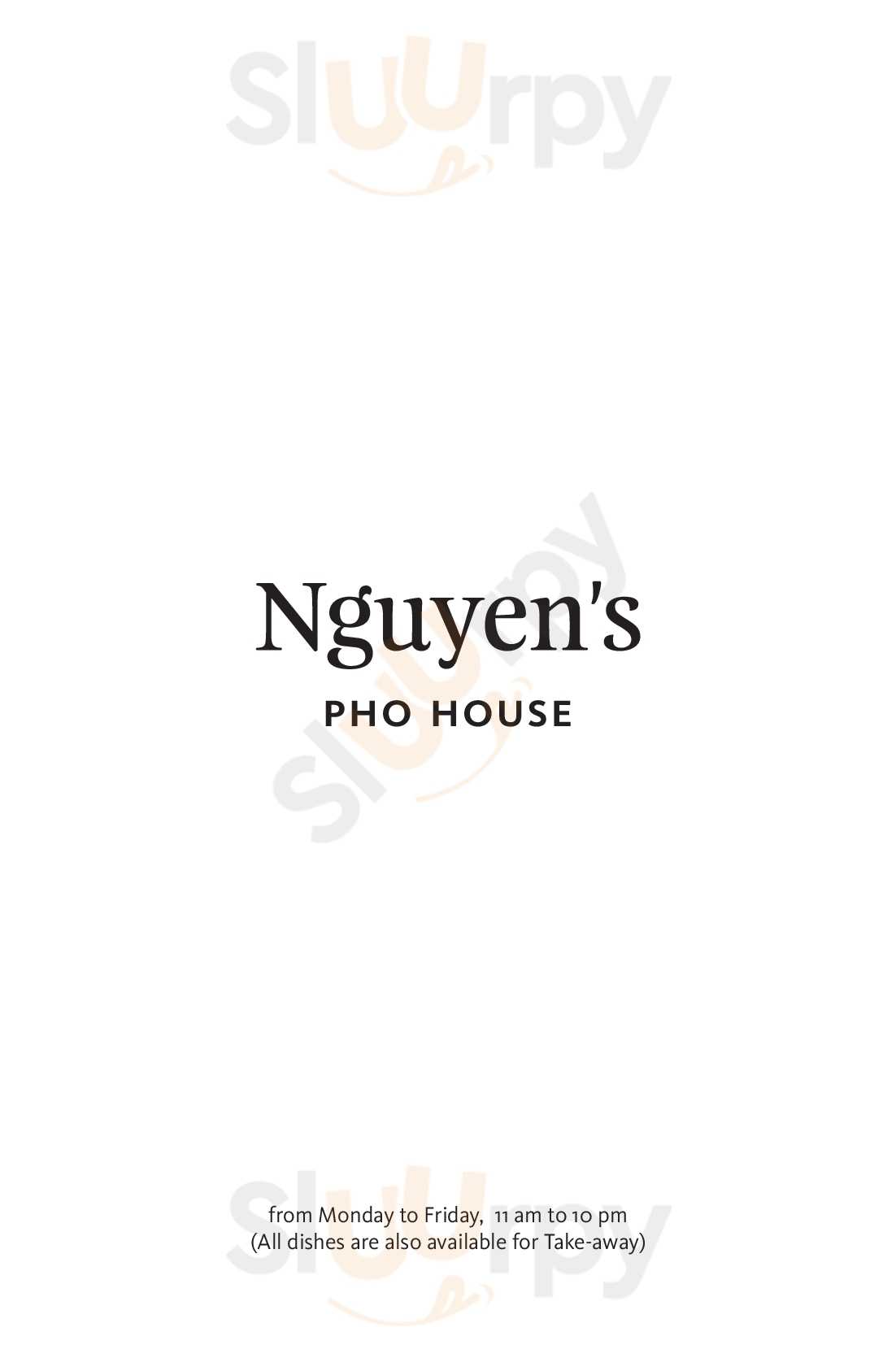 Nguyen's Pho House Wien Menu - 1