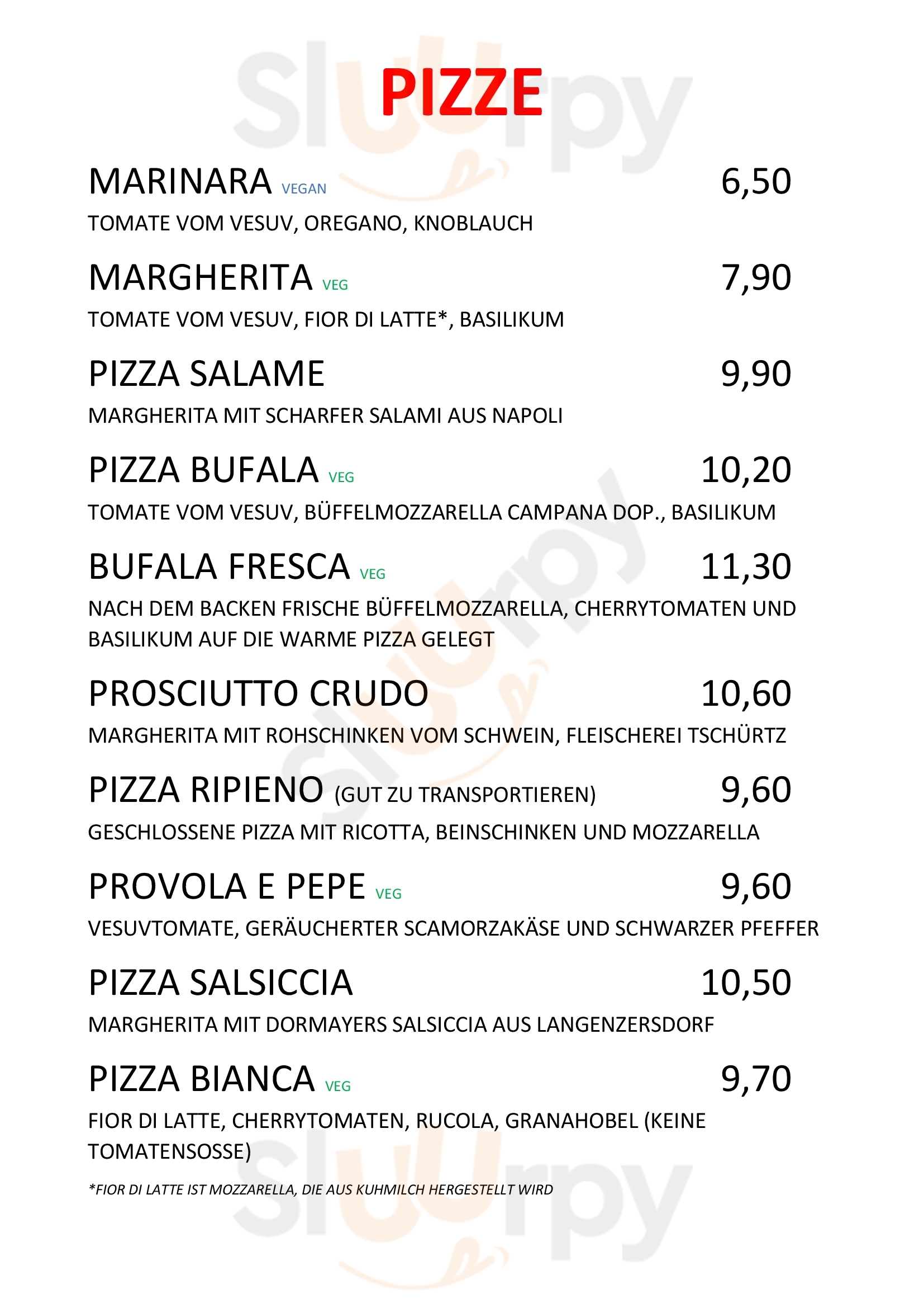 Pizza Mari' Wien Menu - 1