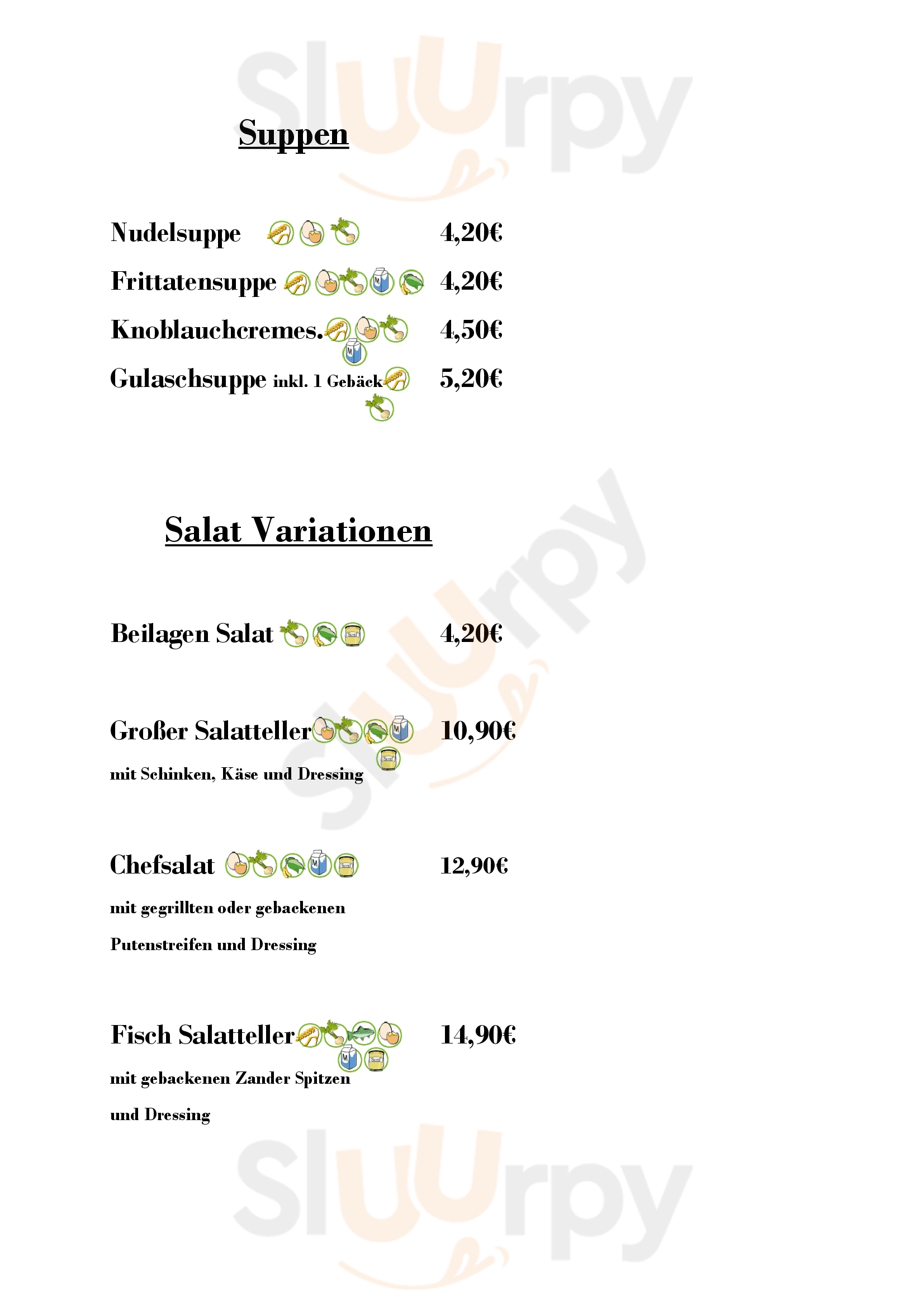 Hahn Buam Hof Bad Großpertholz Menu - 1