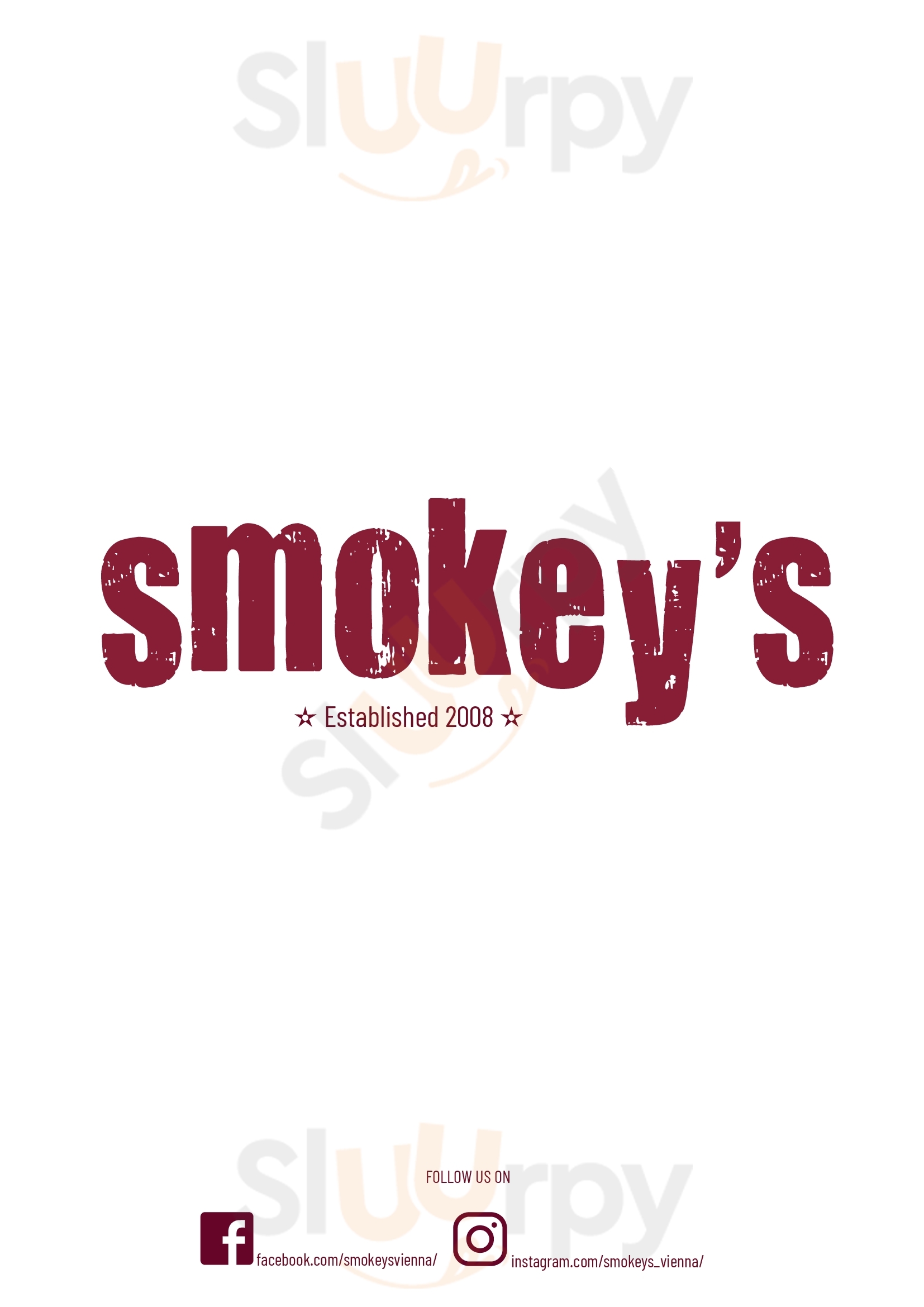 Smokey's Wien Menu - 1