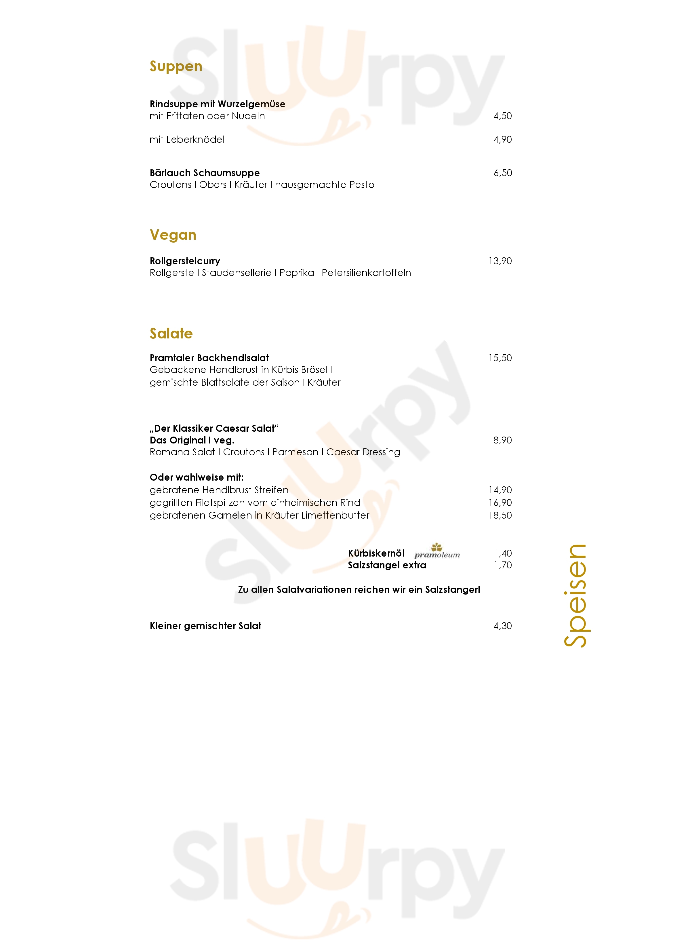 Maader Hof Taufkirchen an der Pram Menu - 1