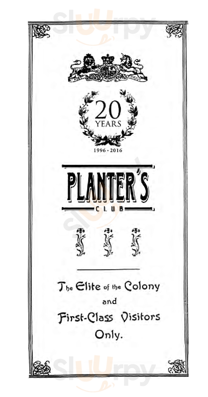 Planter's Club Wien Menu - 1