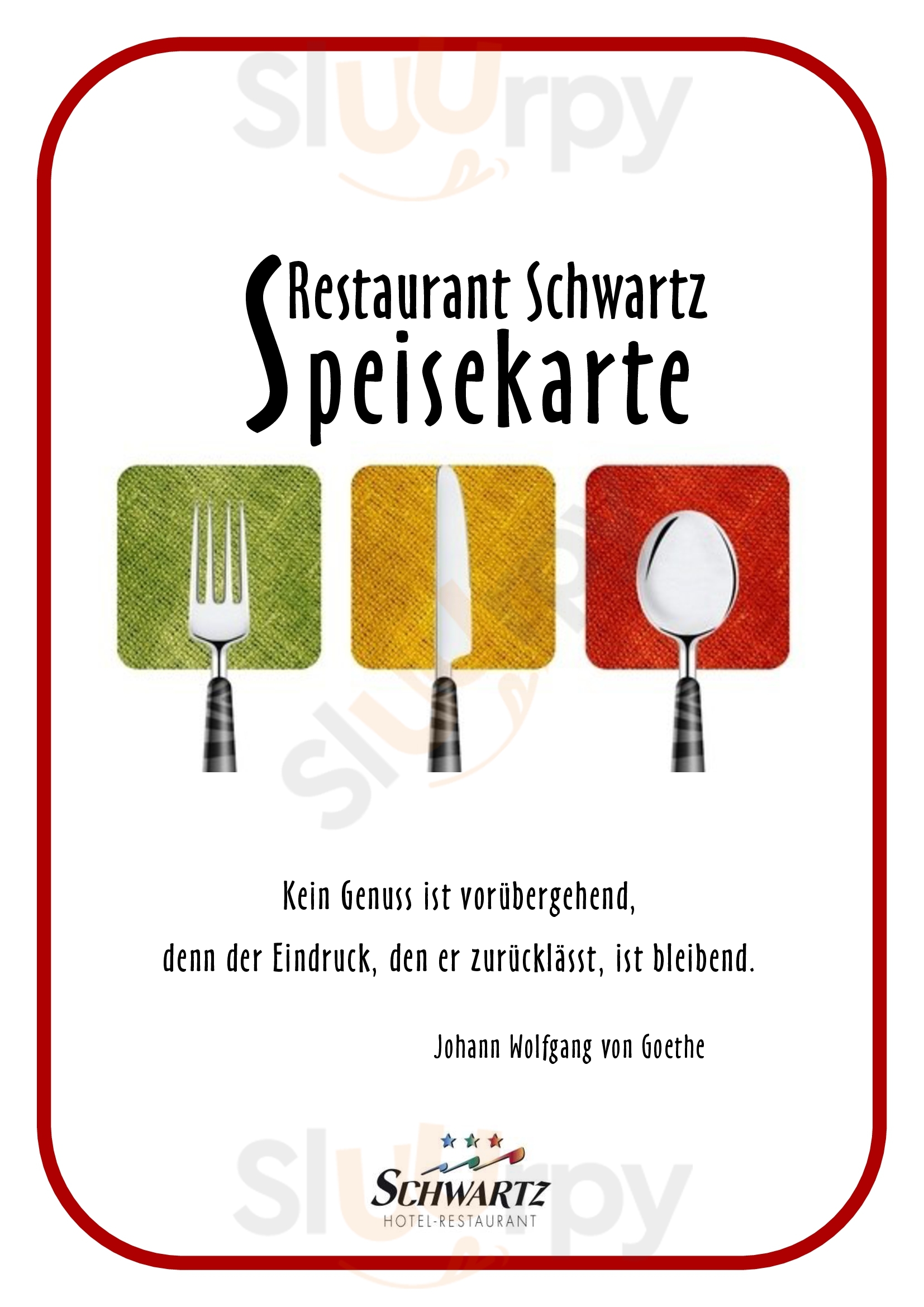 Hotel Restaurant Schwartz Breitenau Menu - 1