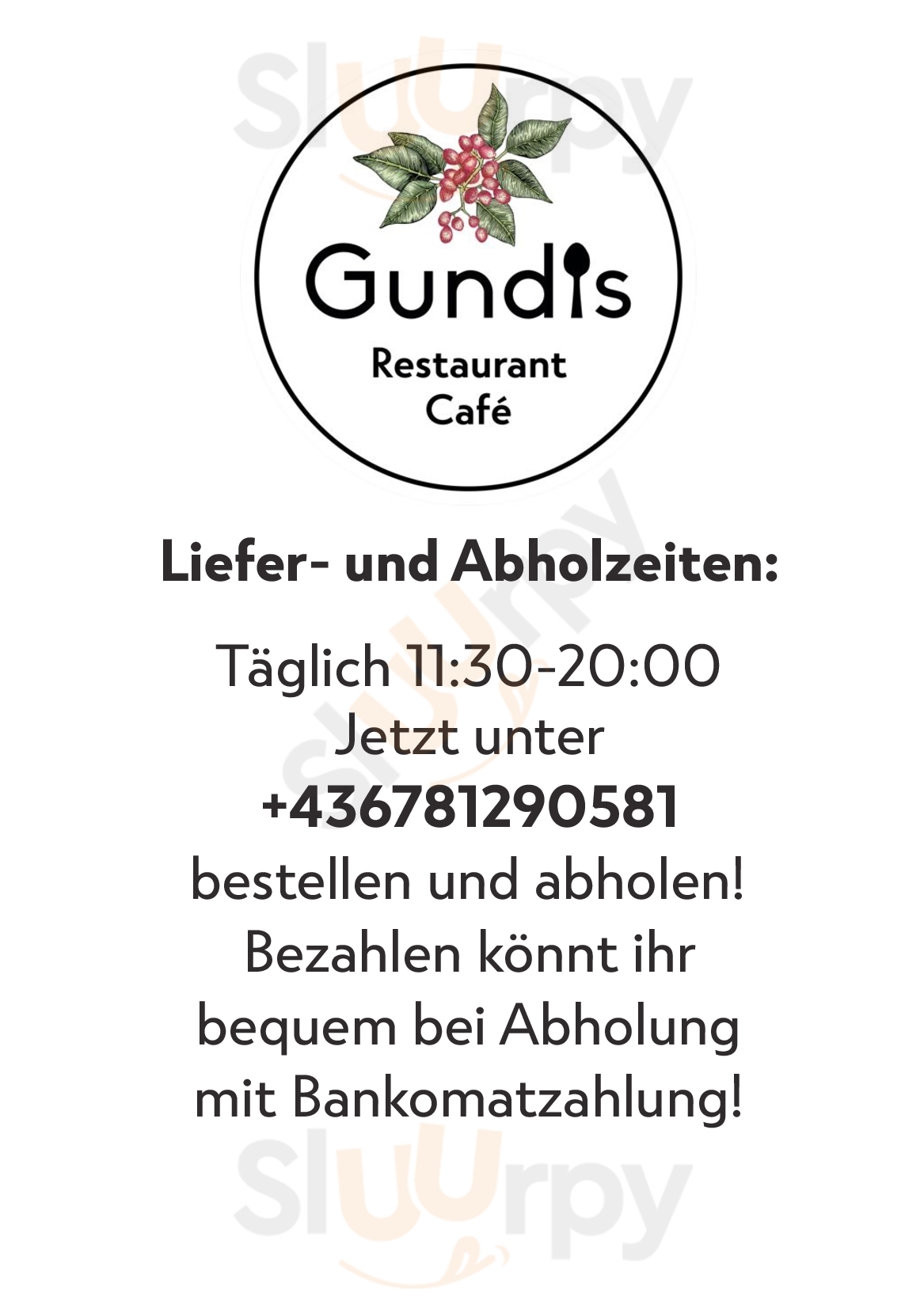 Gundis Café & Restaurant Wien Menu - 1