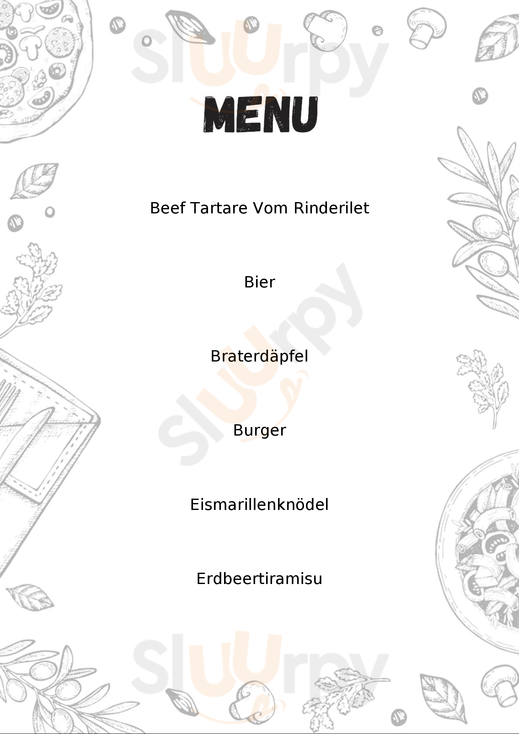 Gastwirtschaft Nigls Wien Menu - 1