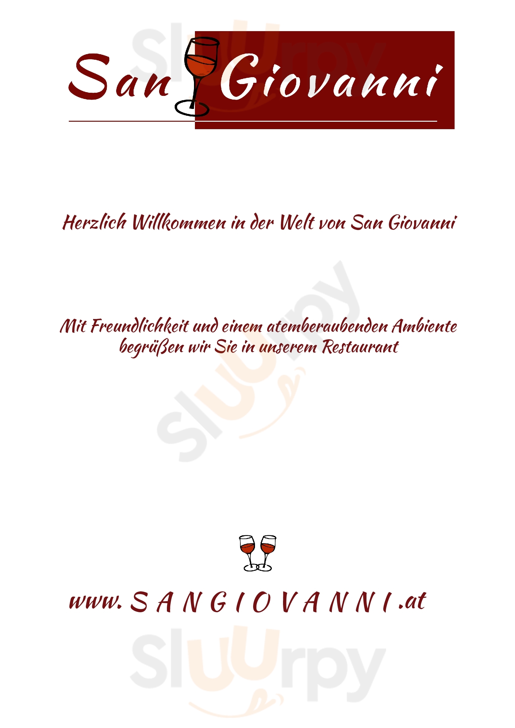 San Giovanni Wien Menu - 1