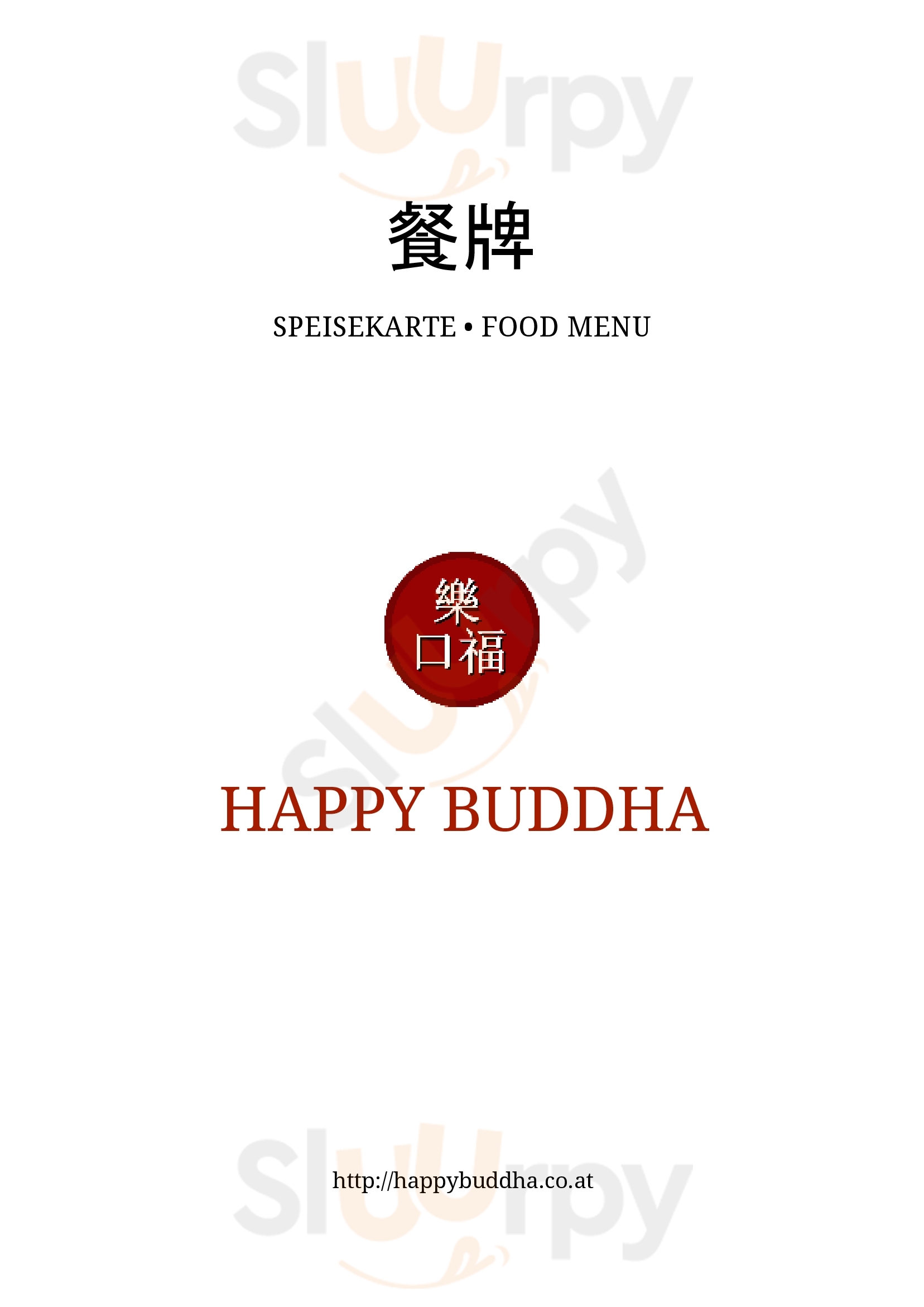 Happy Buddha Wien Menu - 1